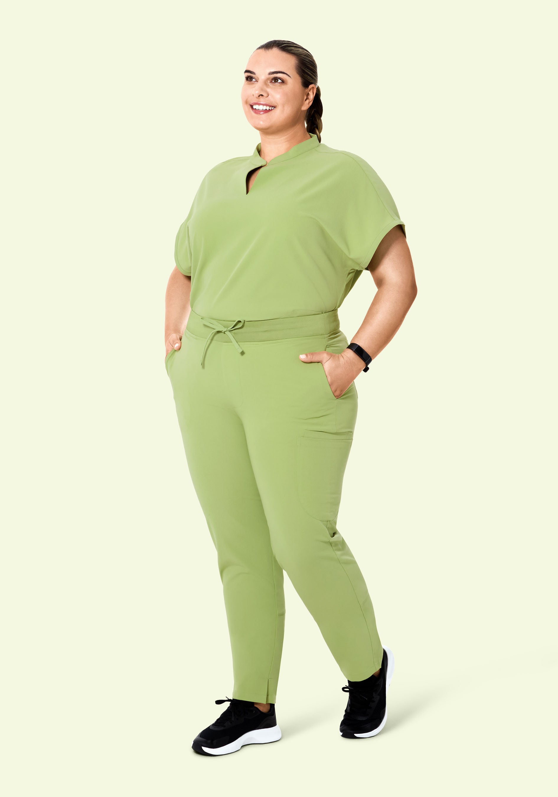 6 Pocket Slim Pants Fern
