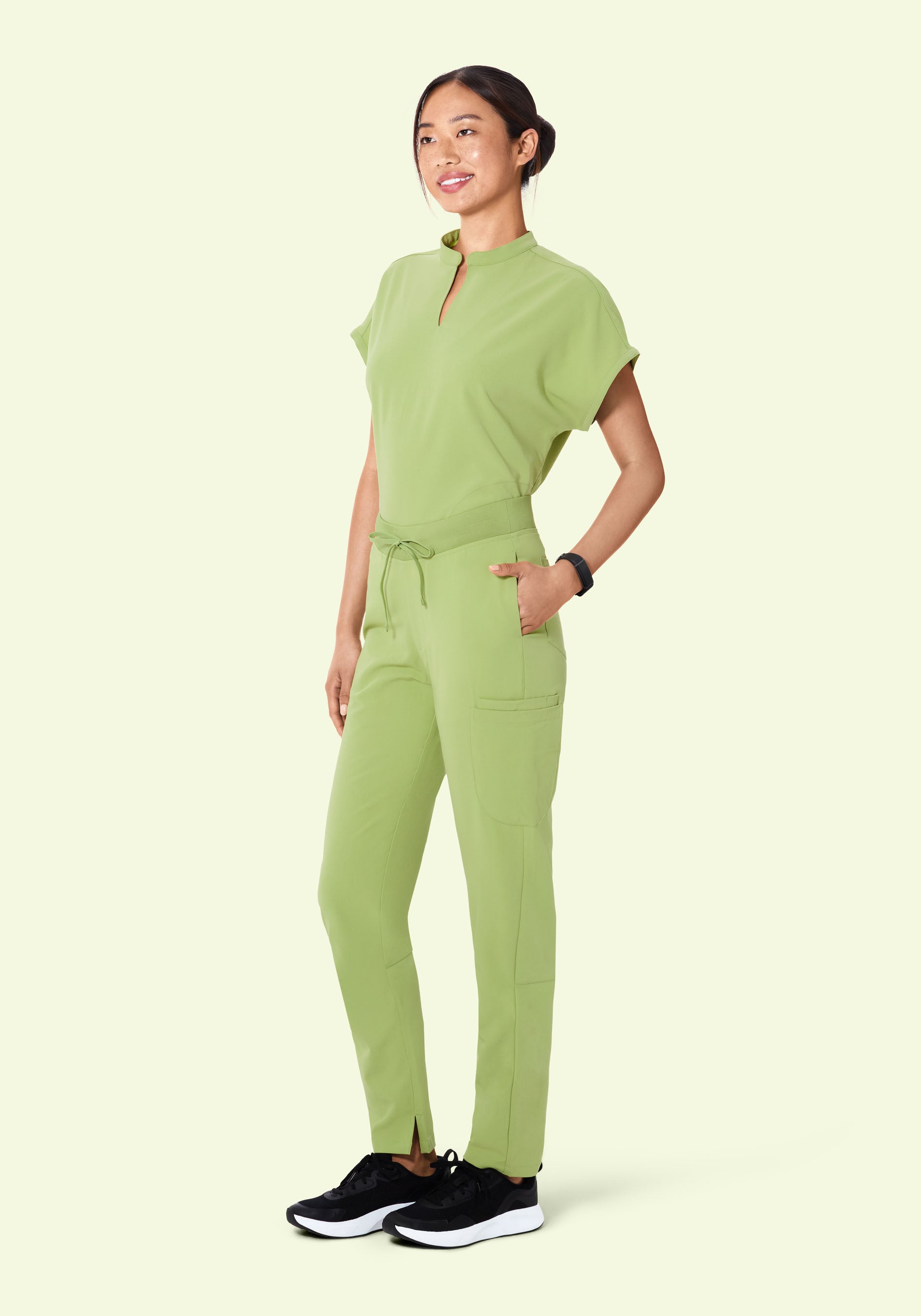 6 Pocket Slim Pants Fern