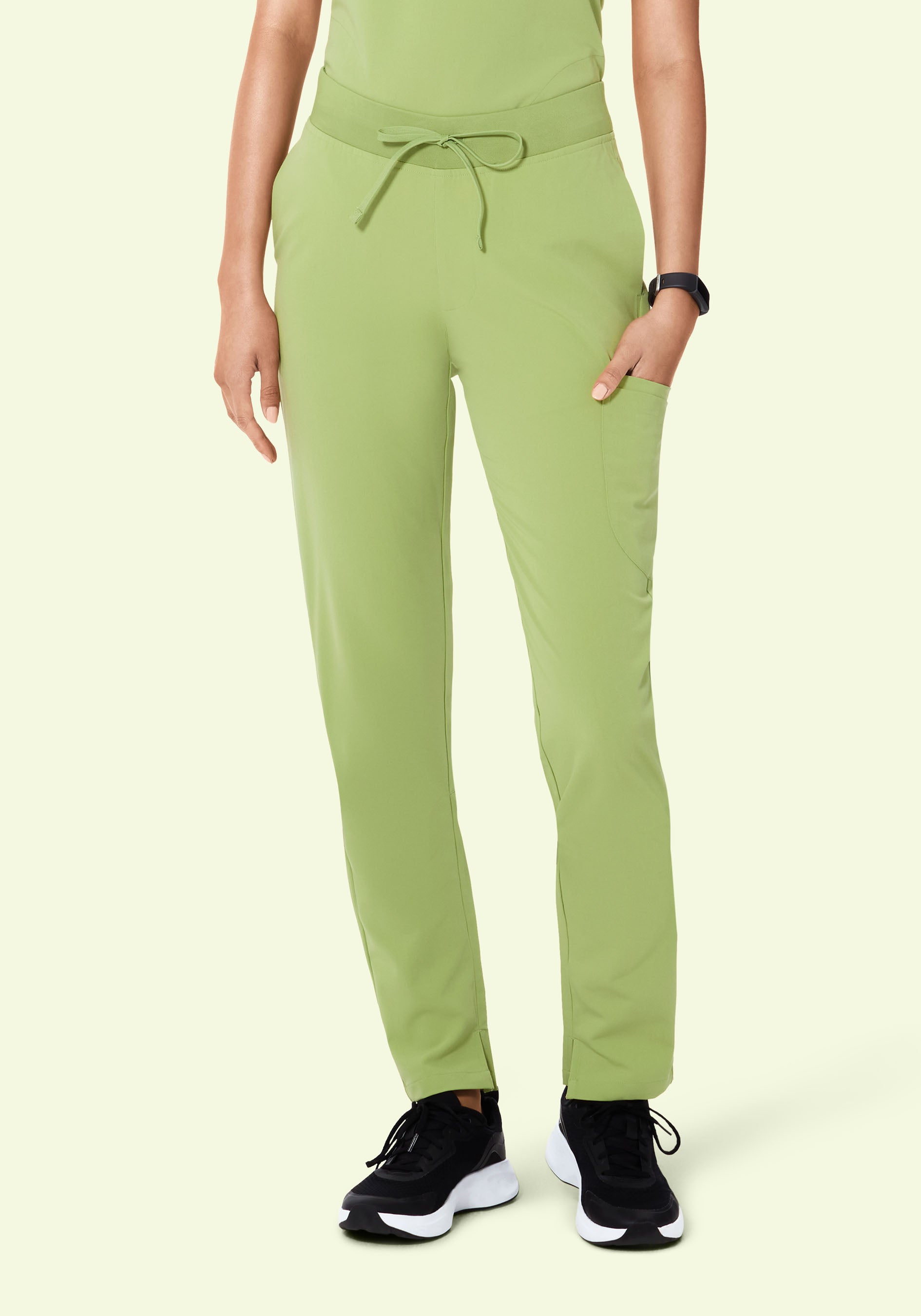 6 Pocket Slim Pants Fern
