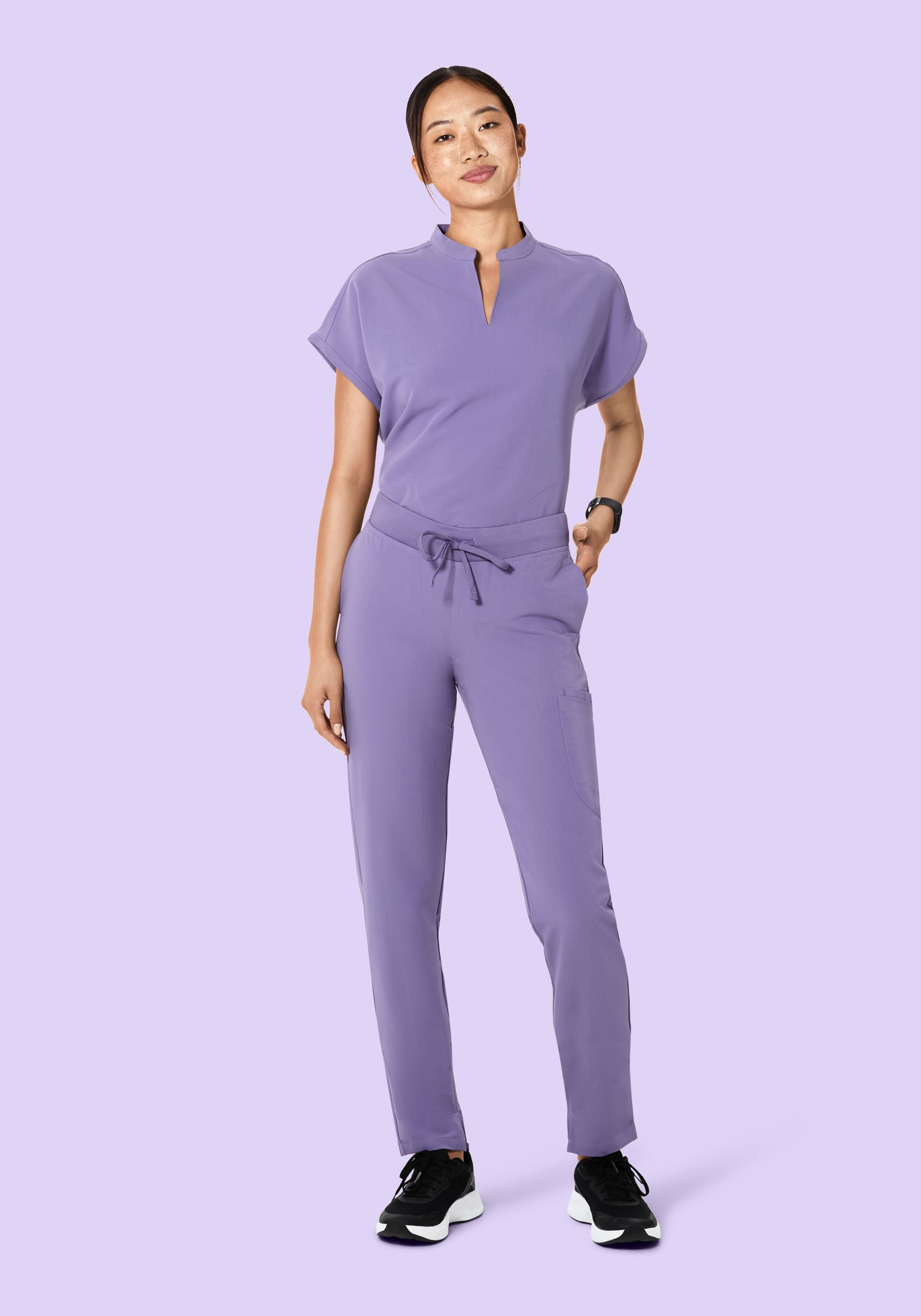 6 Pocket Slim Pants Hyacinth