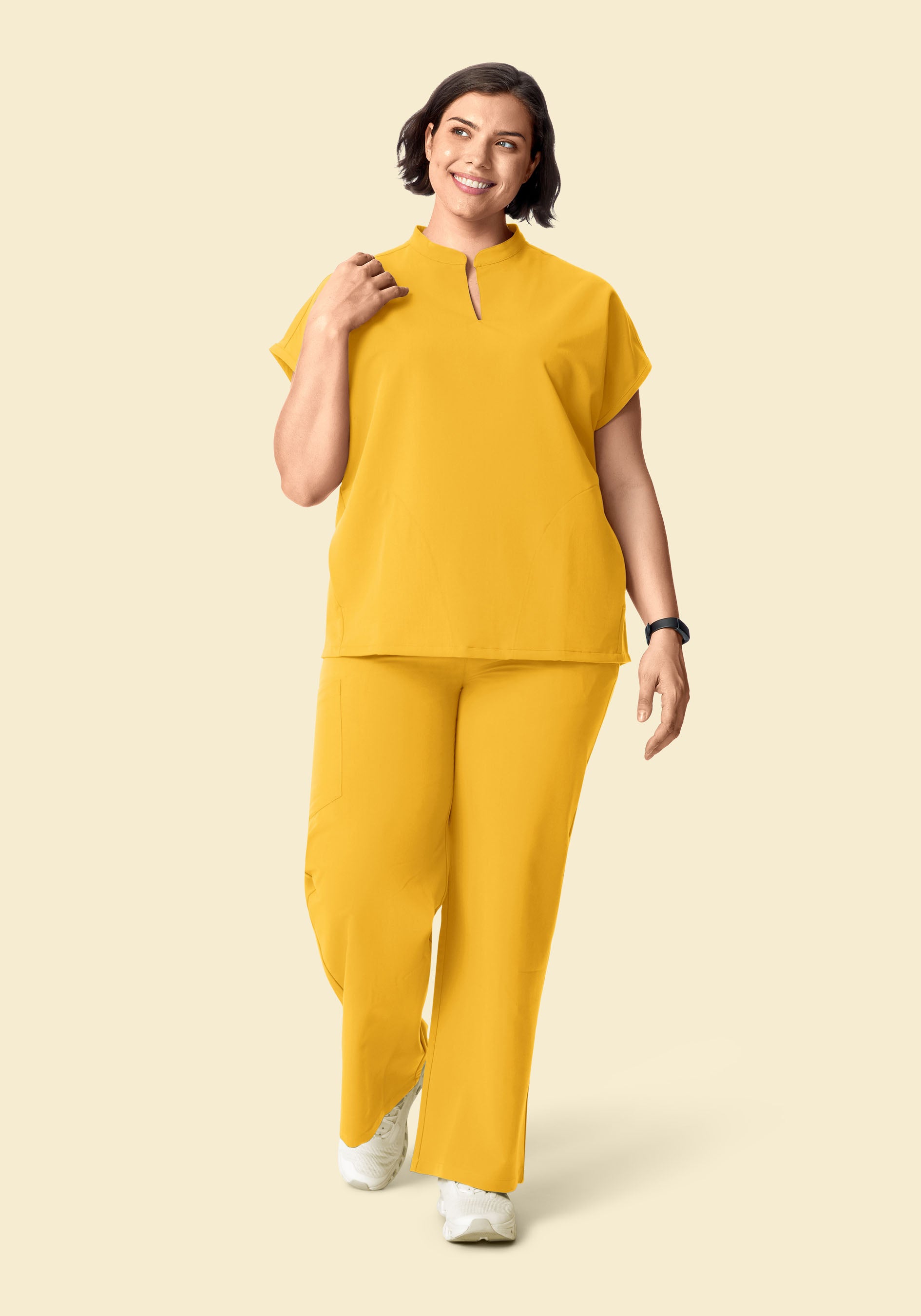 Mandarin Dolman Top Dijon