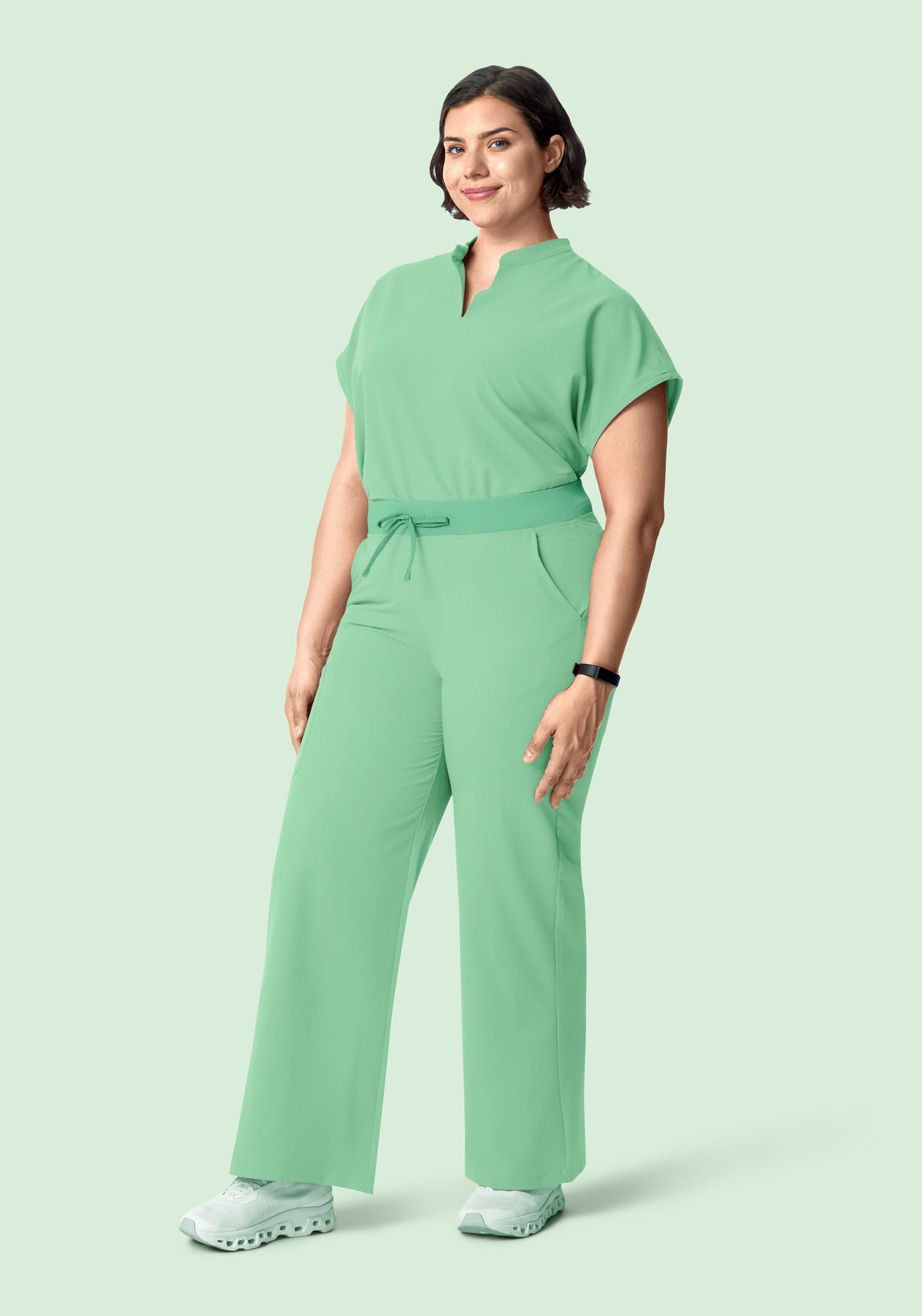 High Waisted Wide Leg Mint
