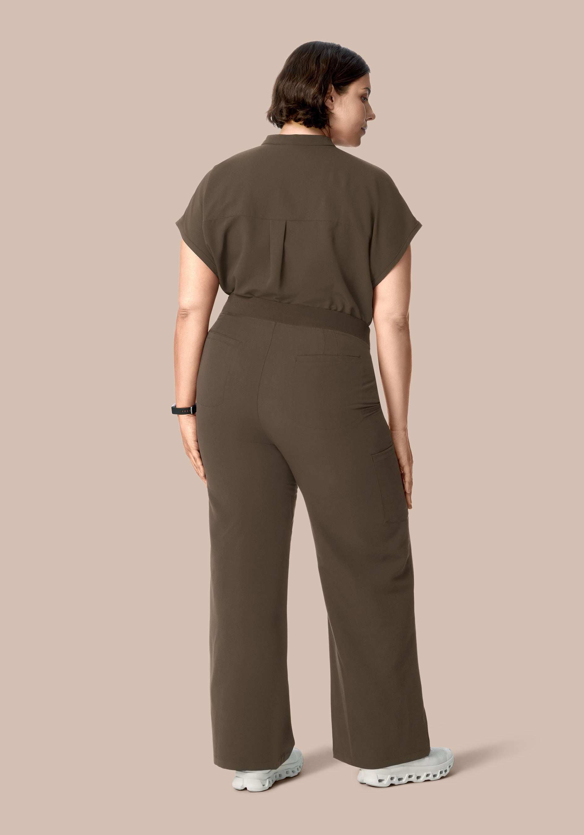 Mandarin Dolman Top Truffle