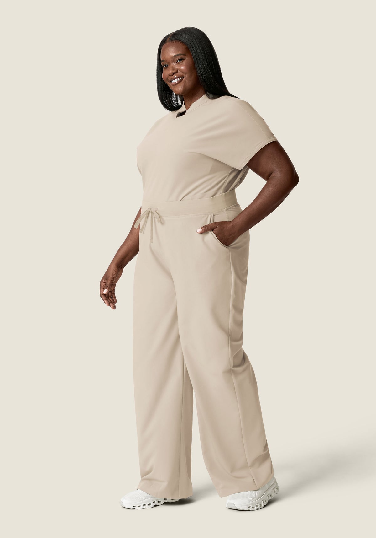 Mandarin Dolman Top Khaki