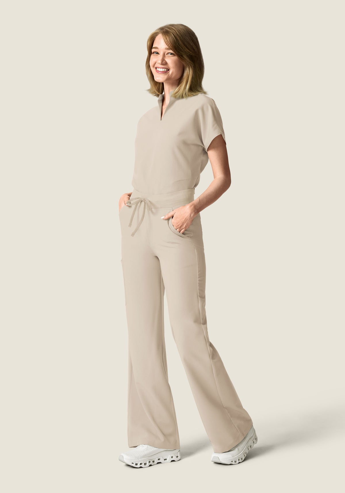Mandarin Dolman Top Khaki