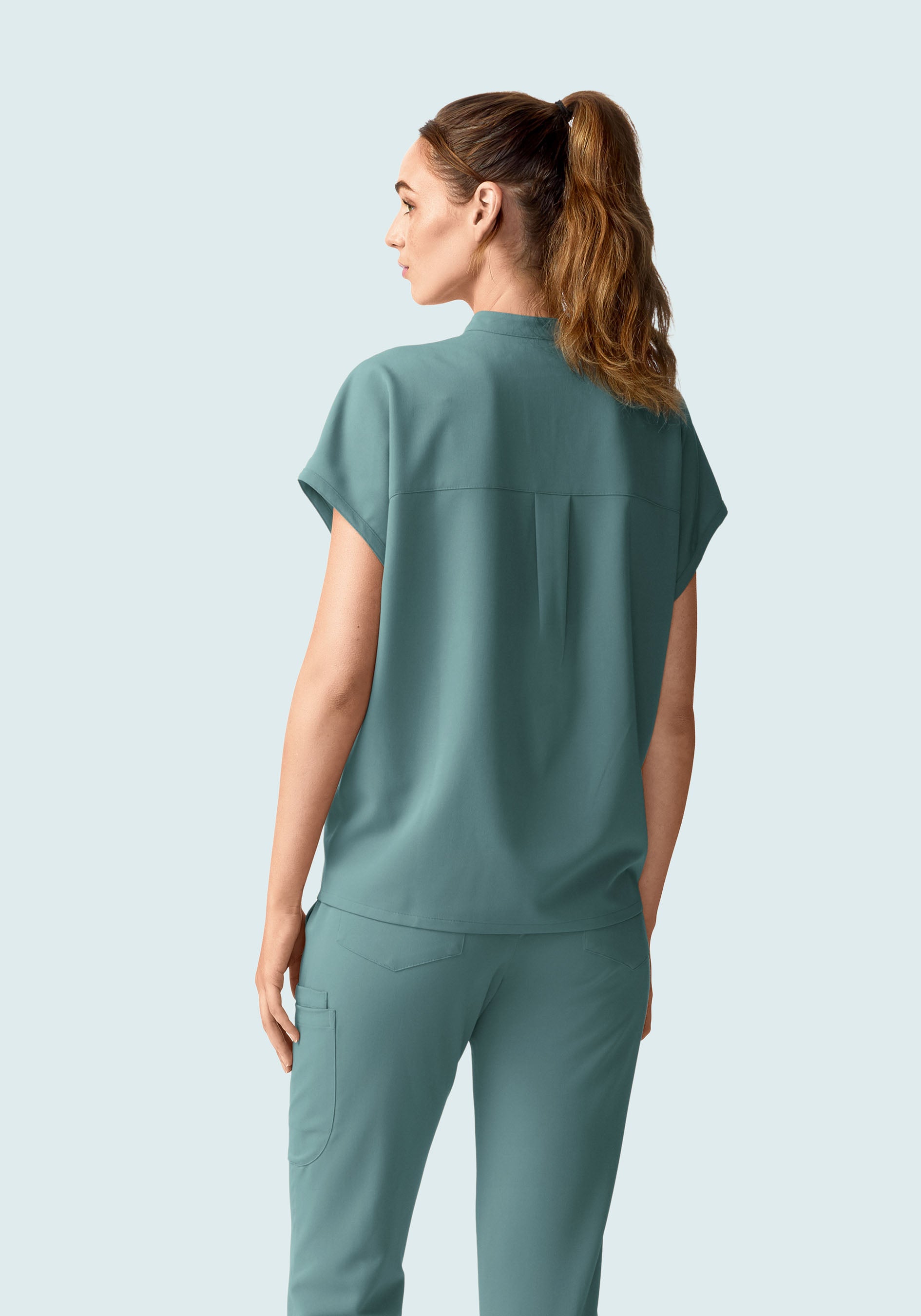 Mandarin Dolman Top Marina