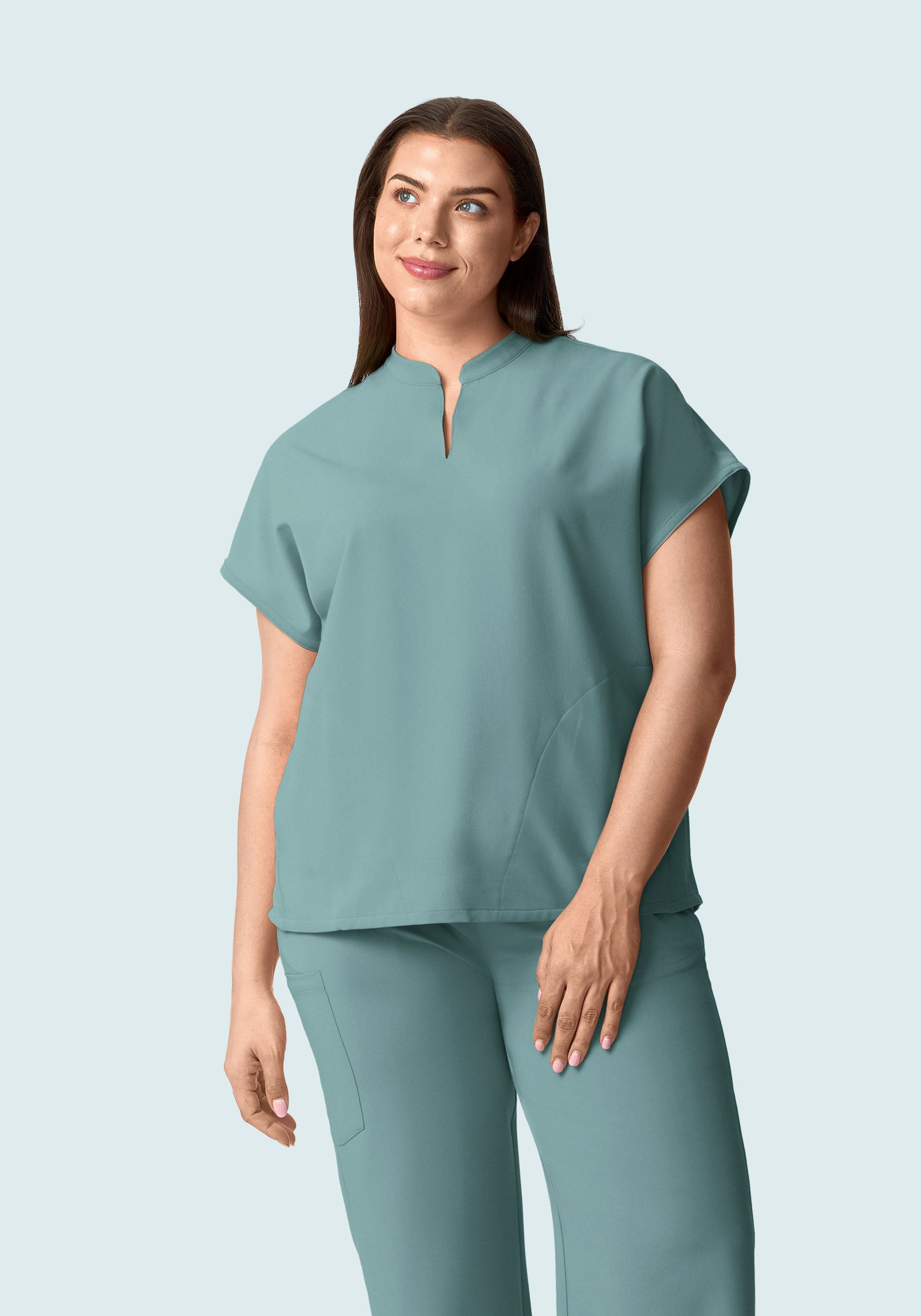 Mandarin Dolman Top Marina