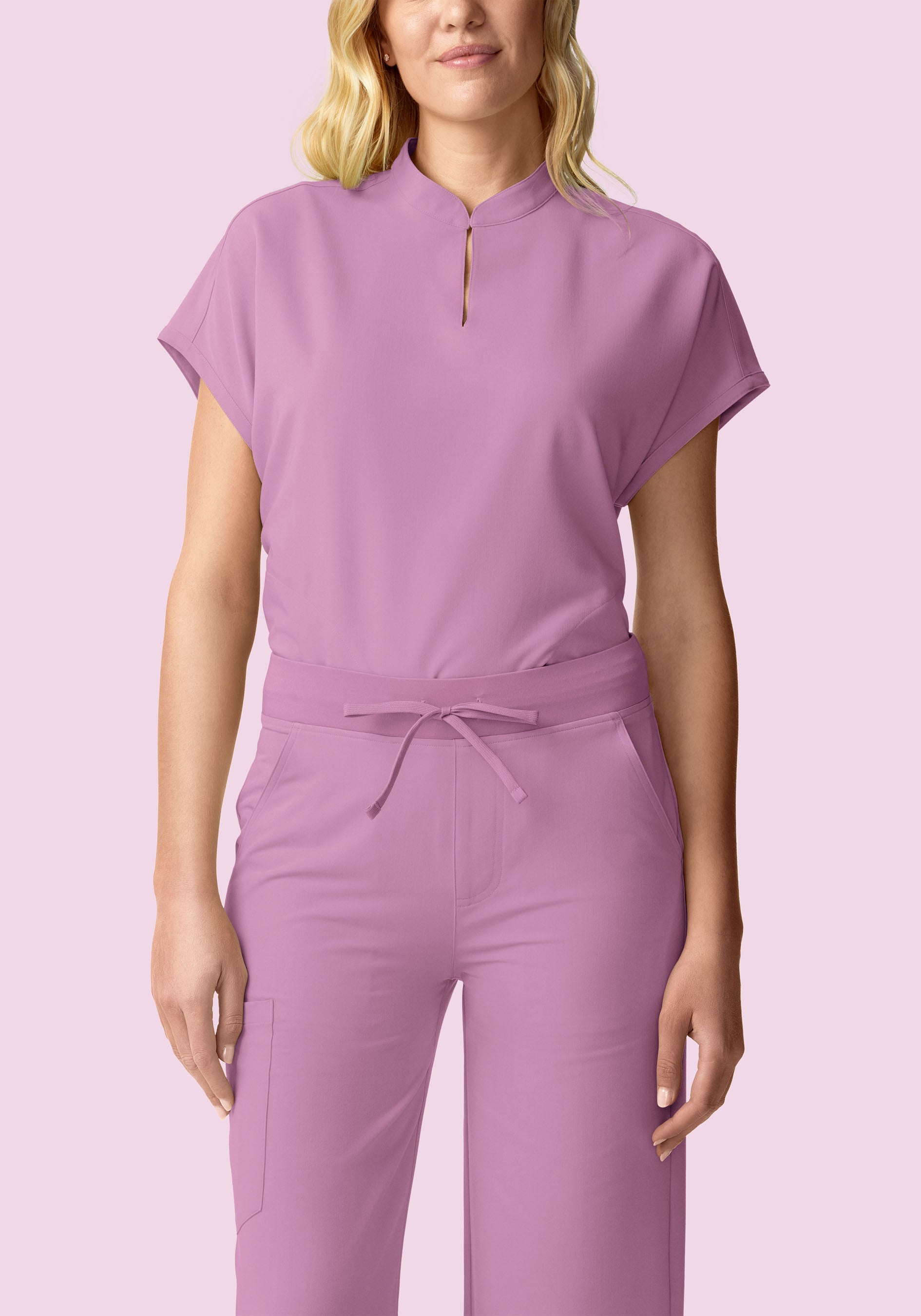 High Waisted Wide Leg Lilac