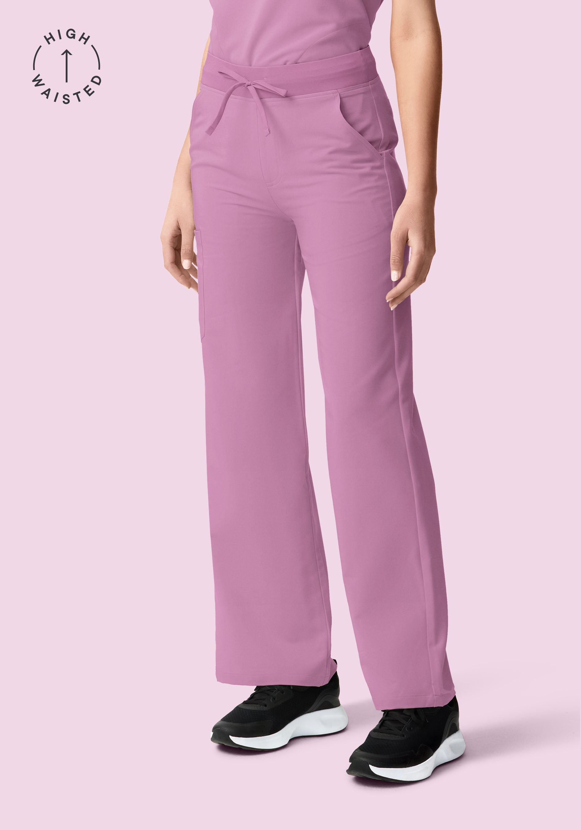 High Waisted Wide Leg Lilac