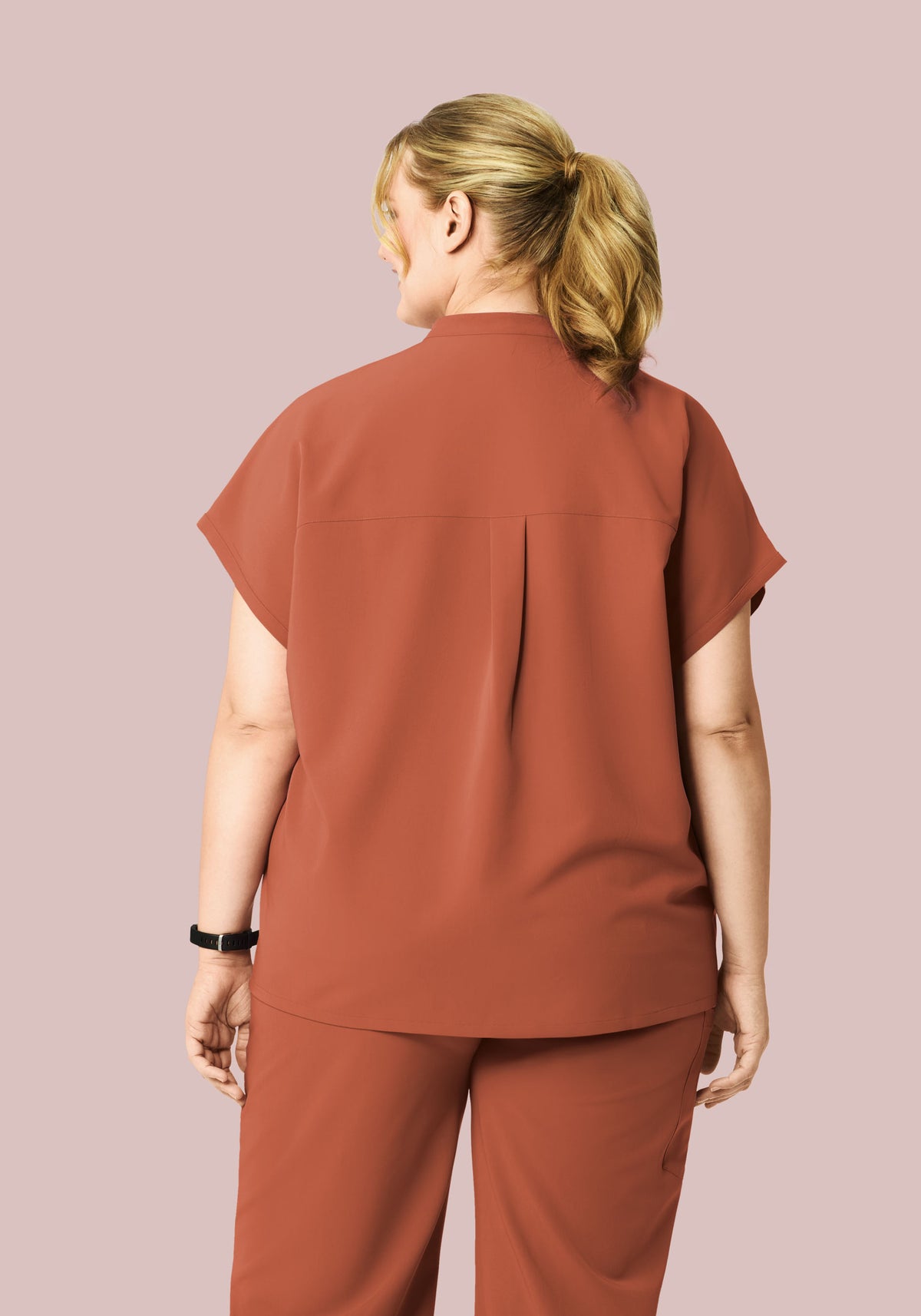 Mandarin Dolman Top Chestnut