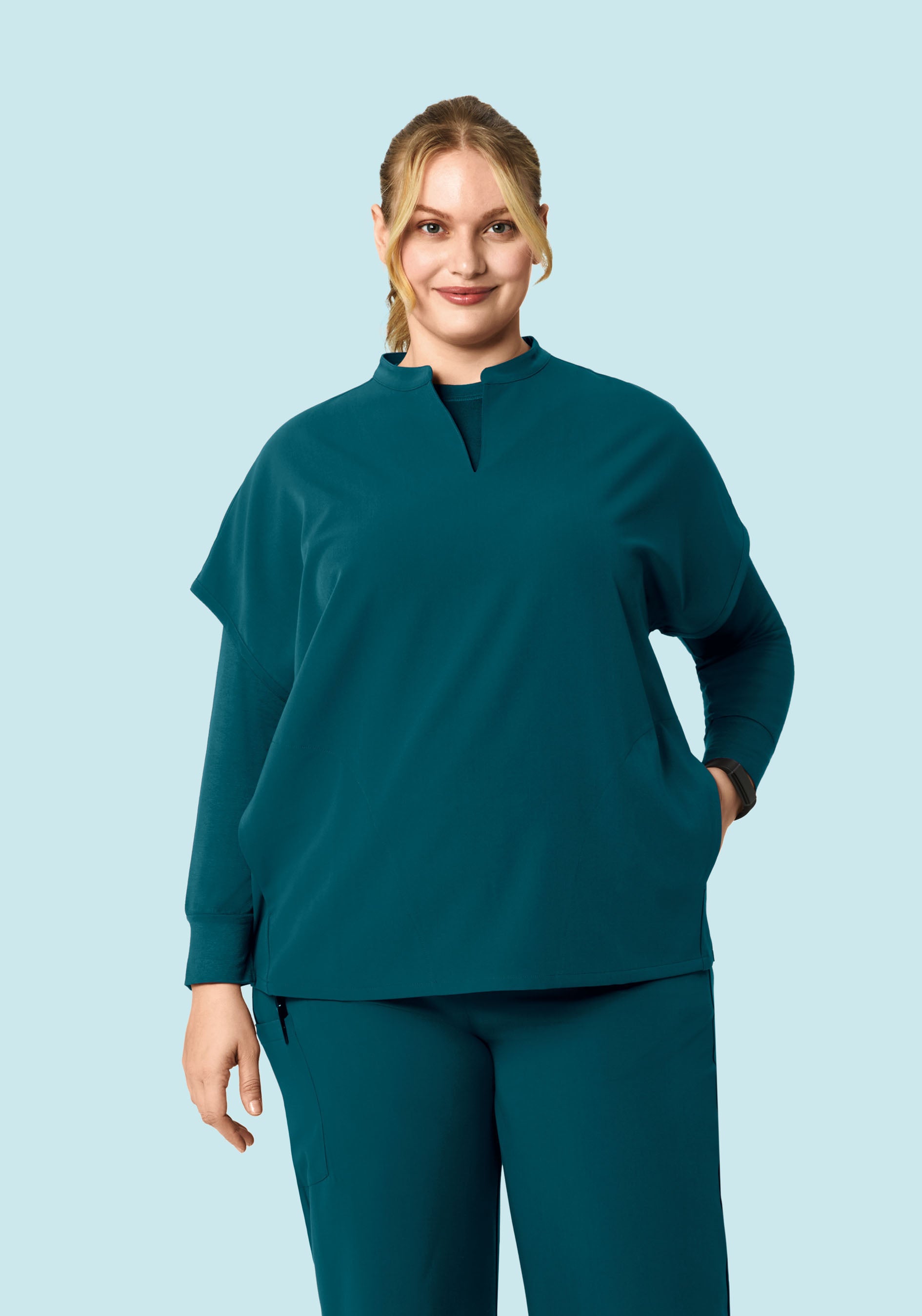 Women's Underscrubs Caribbean Blue