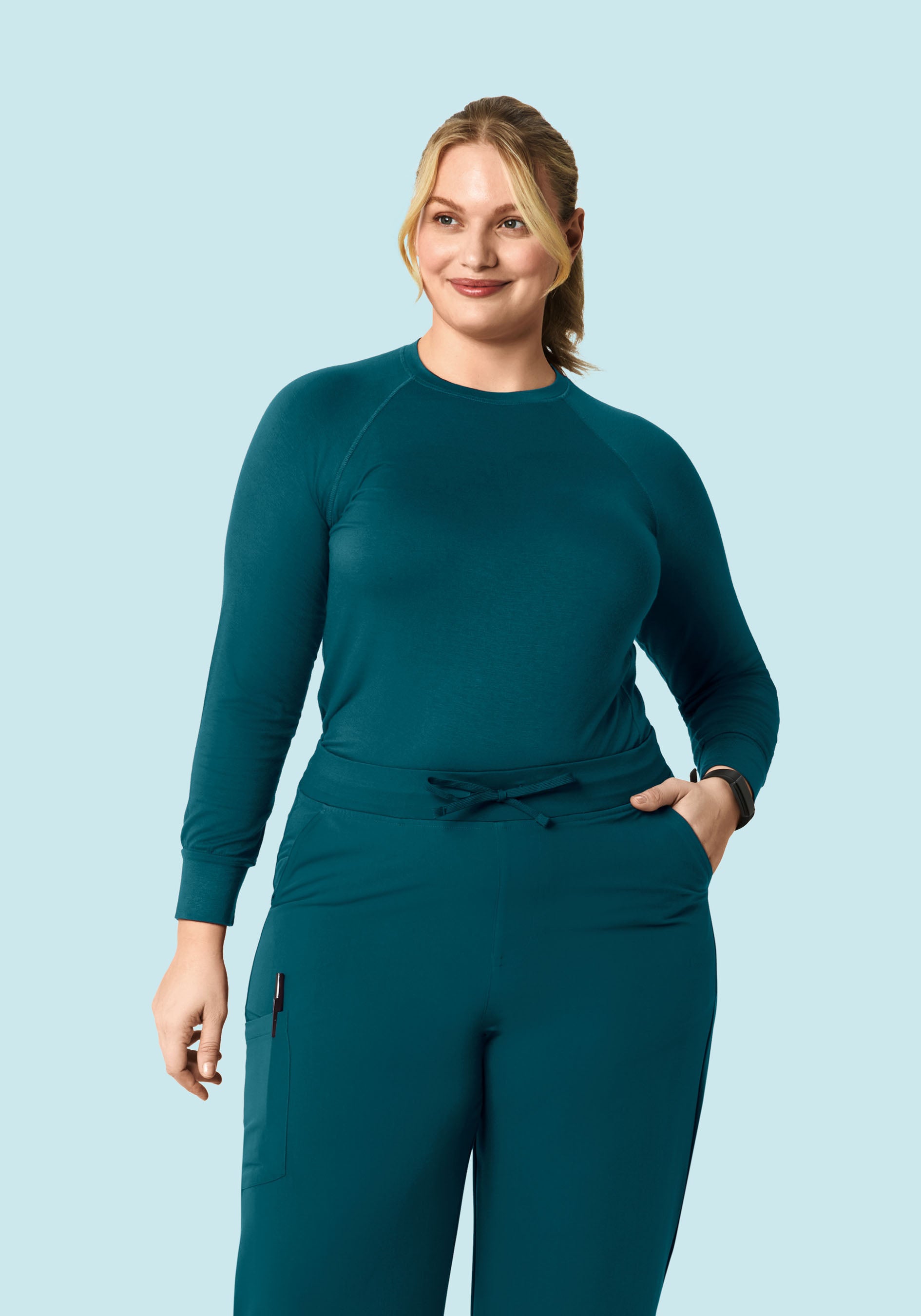 Women's Underscrubs Caribbean Blue