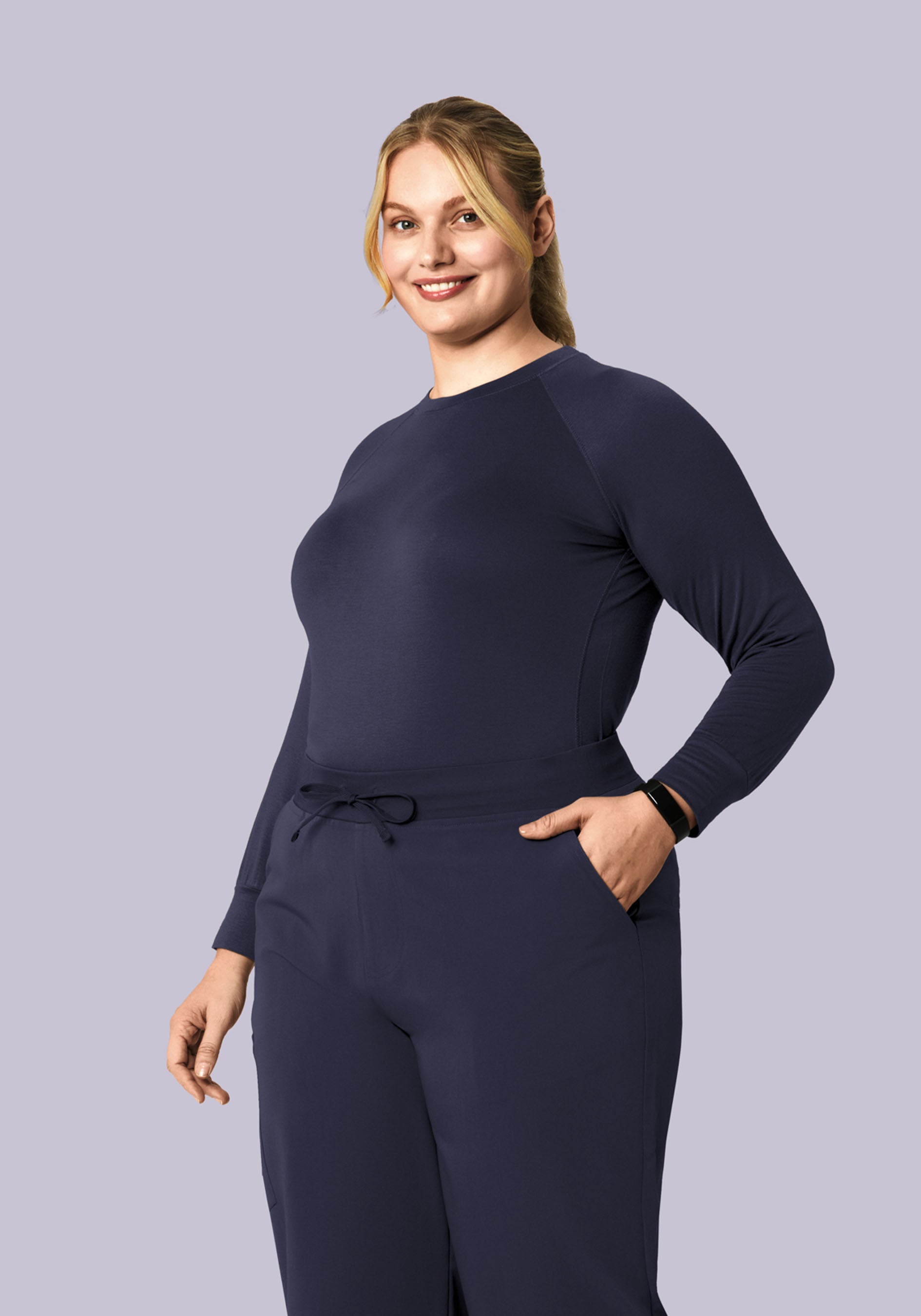 Women's Underscrubs Steel