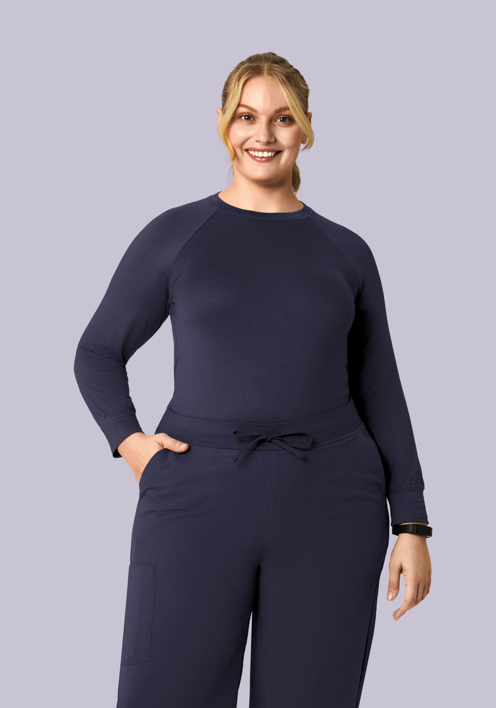 Women's Underscrubs Steel