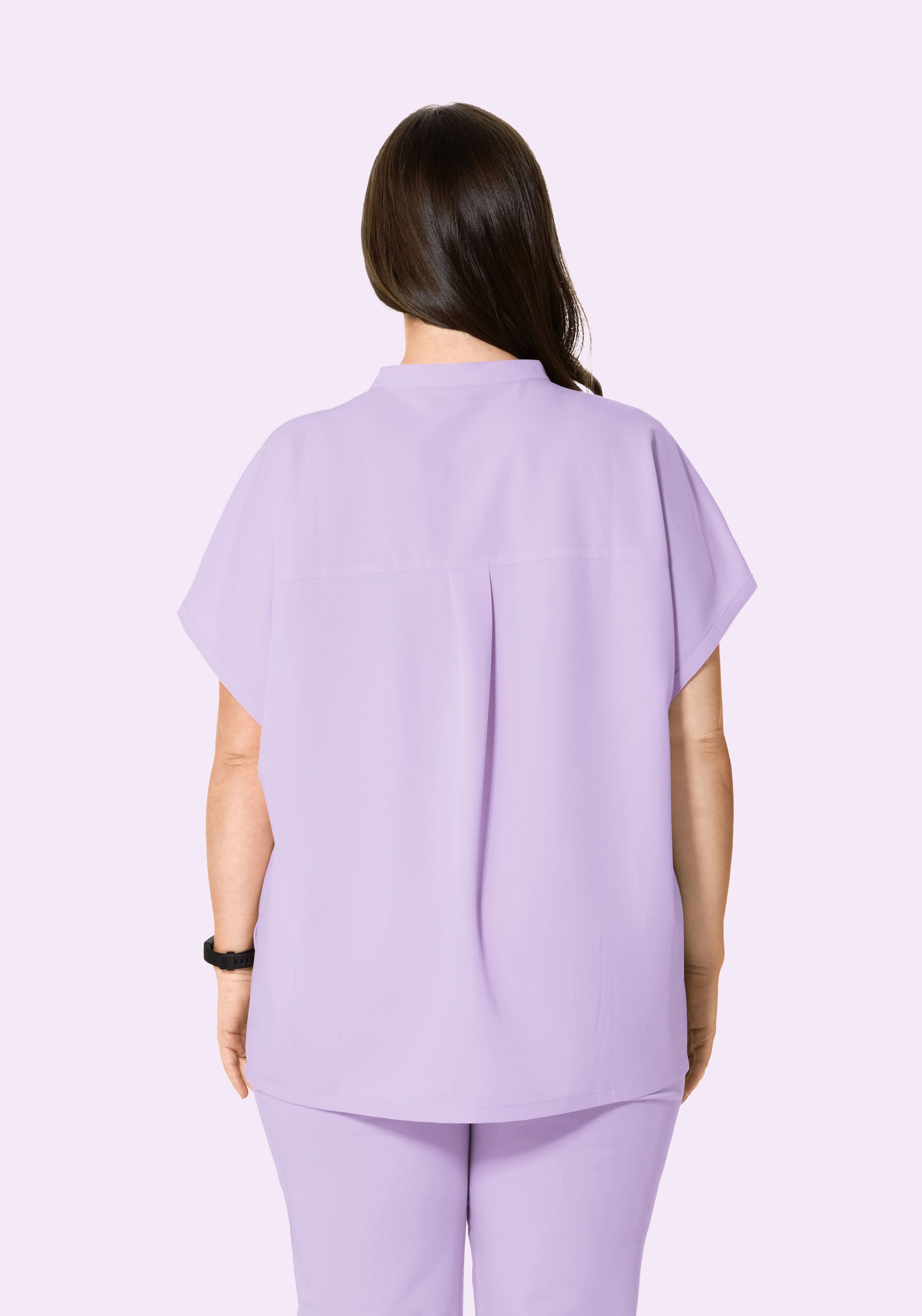 Mandarin Dolman Top Cool Lavender