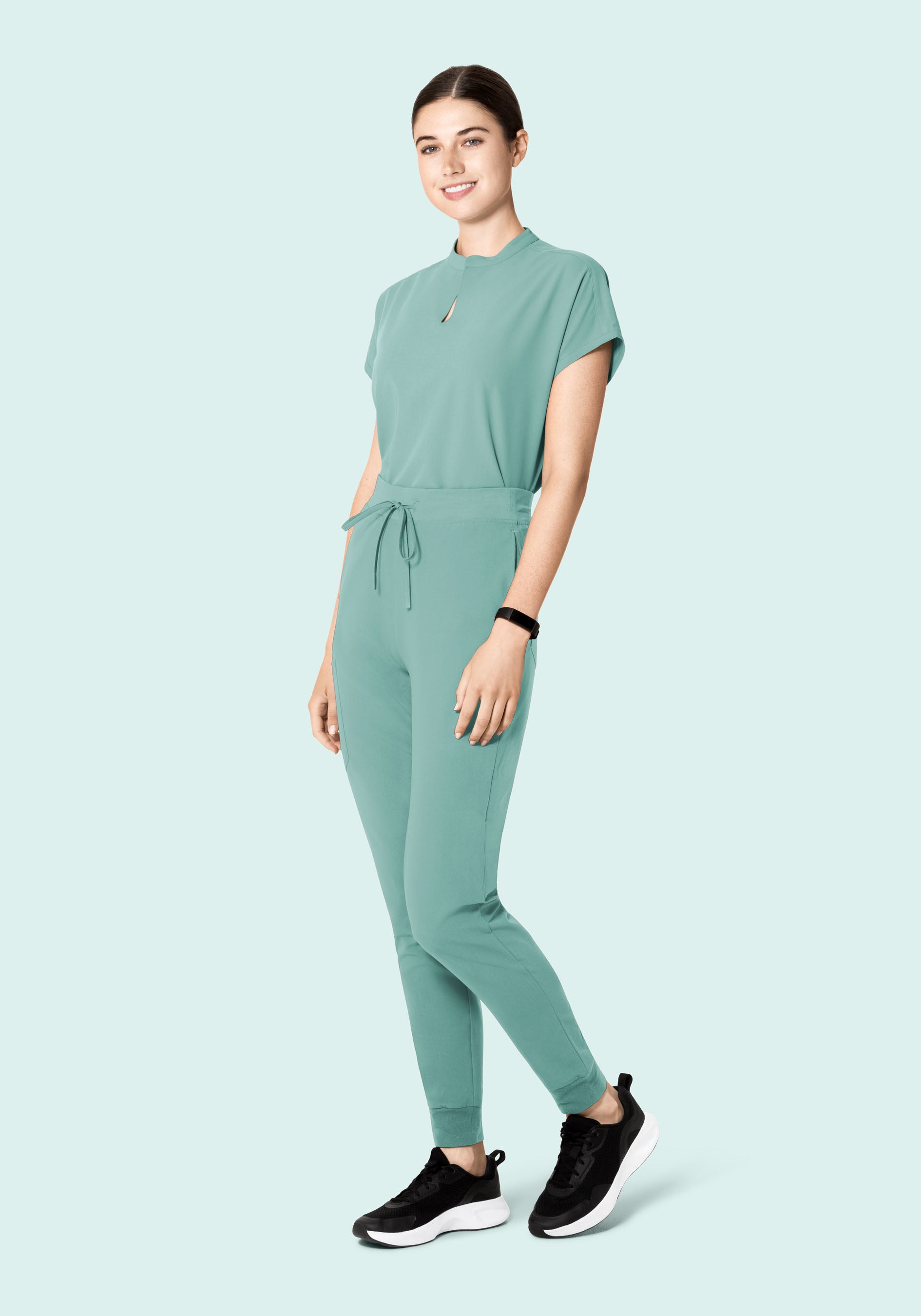 Mandarin Dolman Top Tourmaline