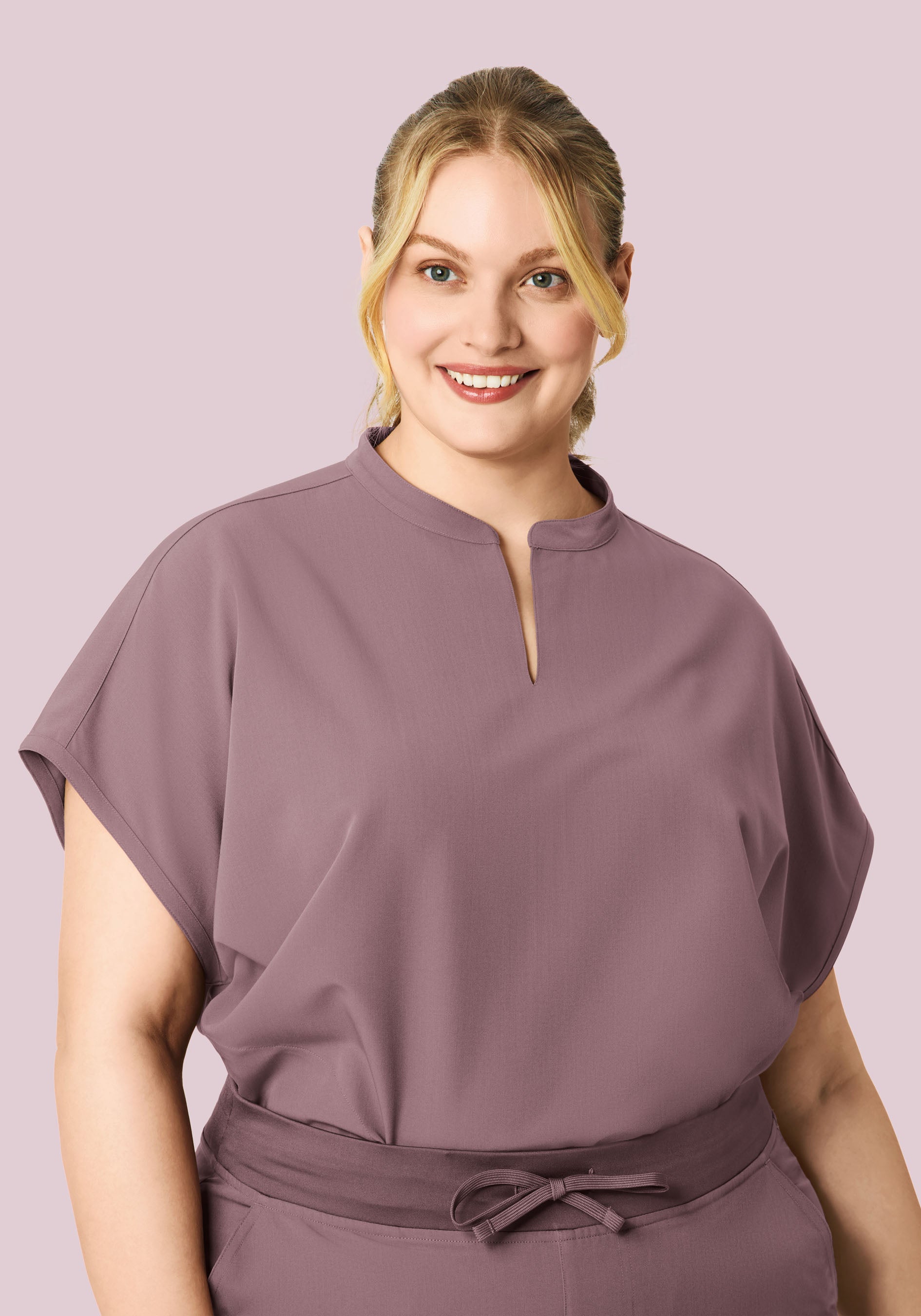 Mandarin Dolman Top Moondust