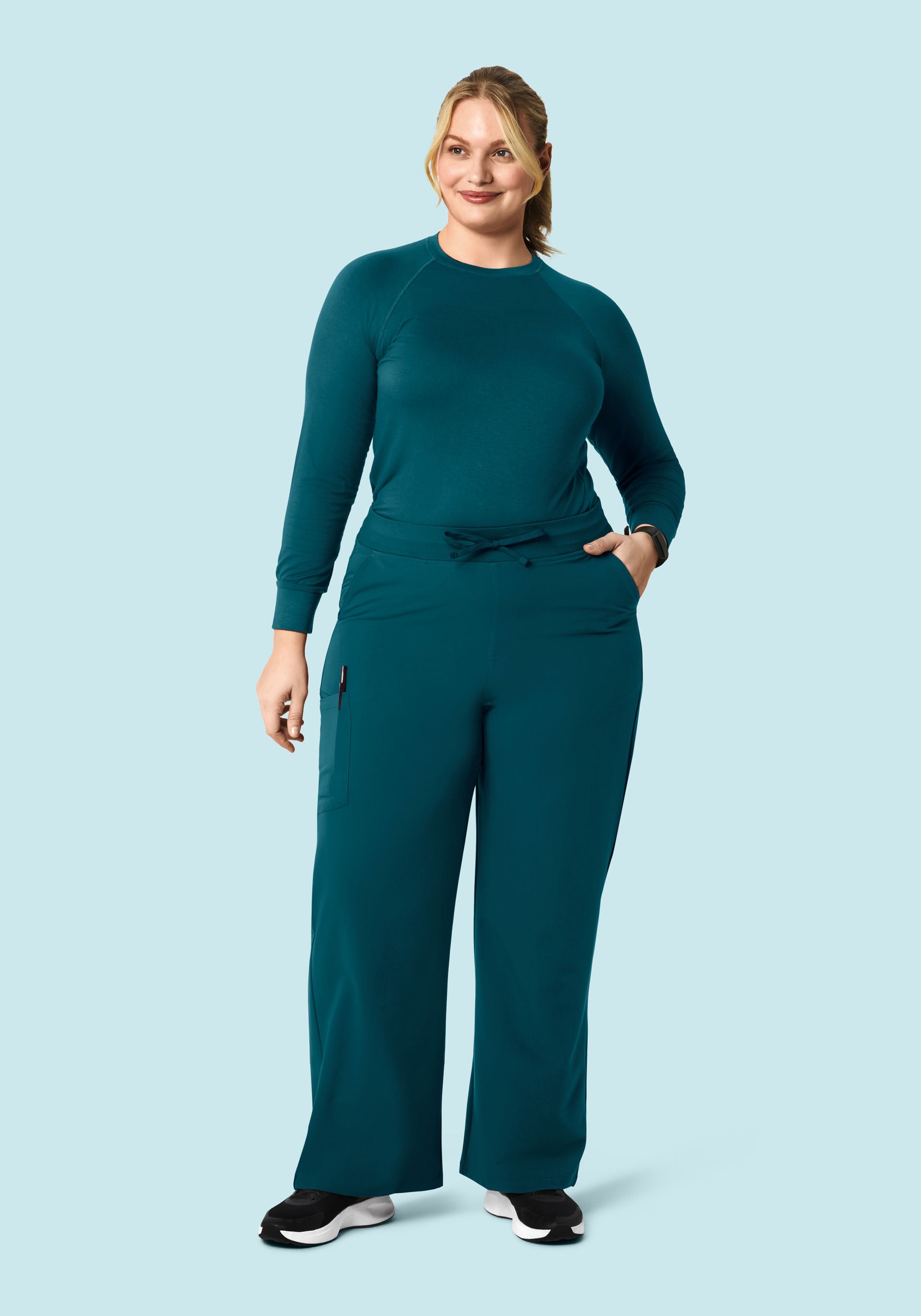 Women's Underscrubs Caribbean Blue