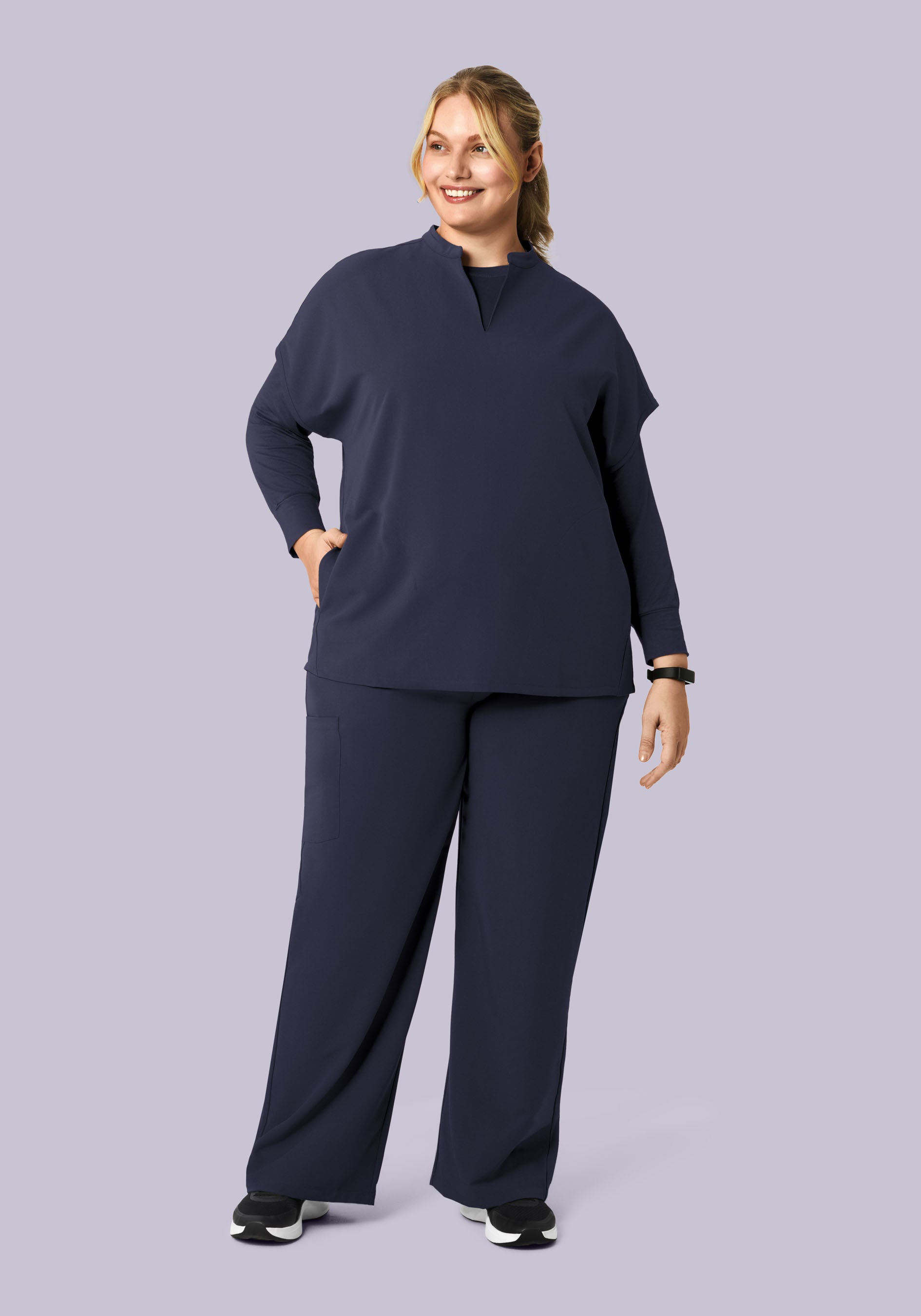 Women's Underscrubs Steel