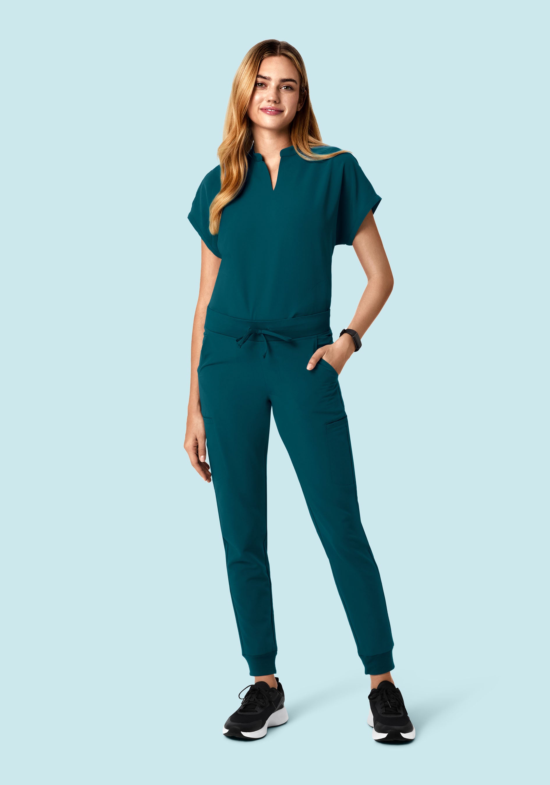 11 Pocket Joggers Caribbean Blue