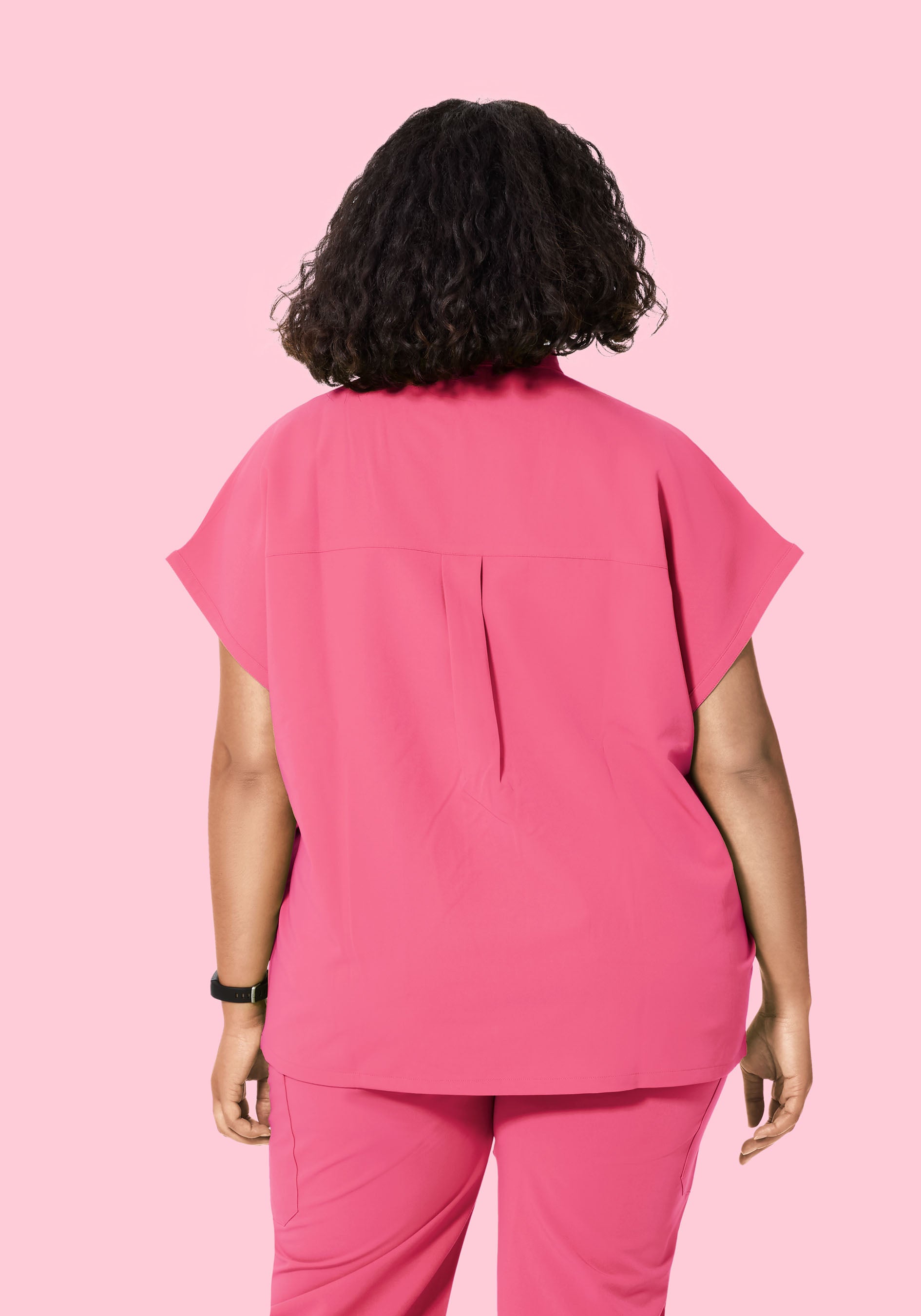 Mandarin Dolman Top Bubblegum