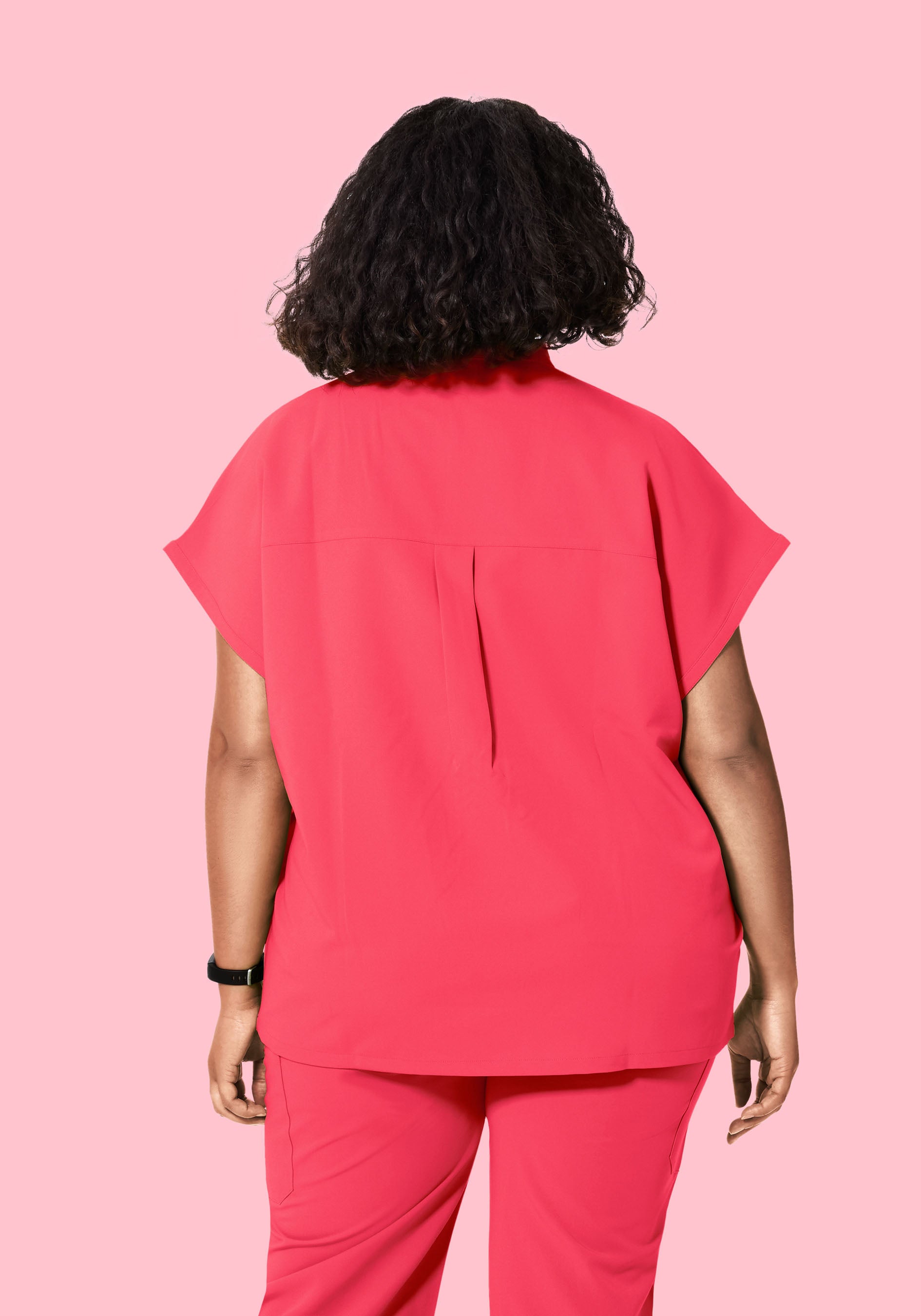 Mandarin Dolman Top Paradise Pink