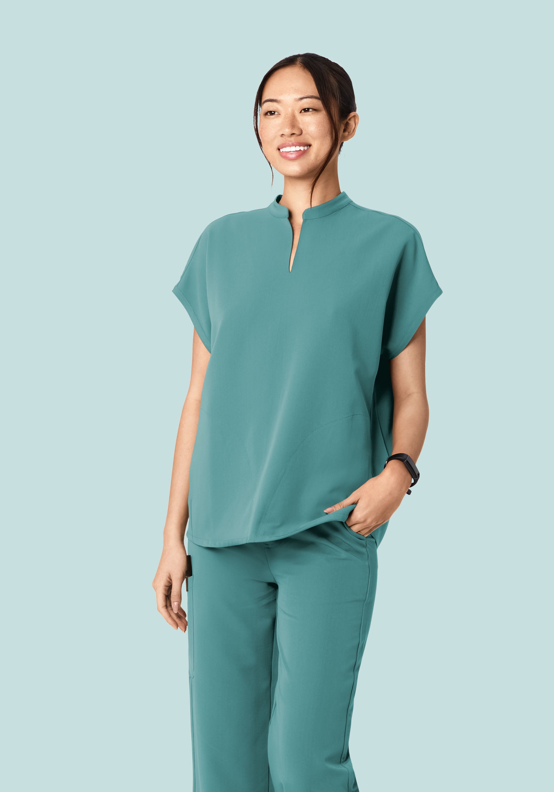 Mandarin Dolman Top Oasis