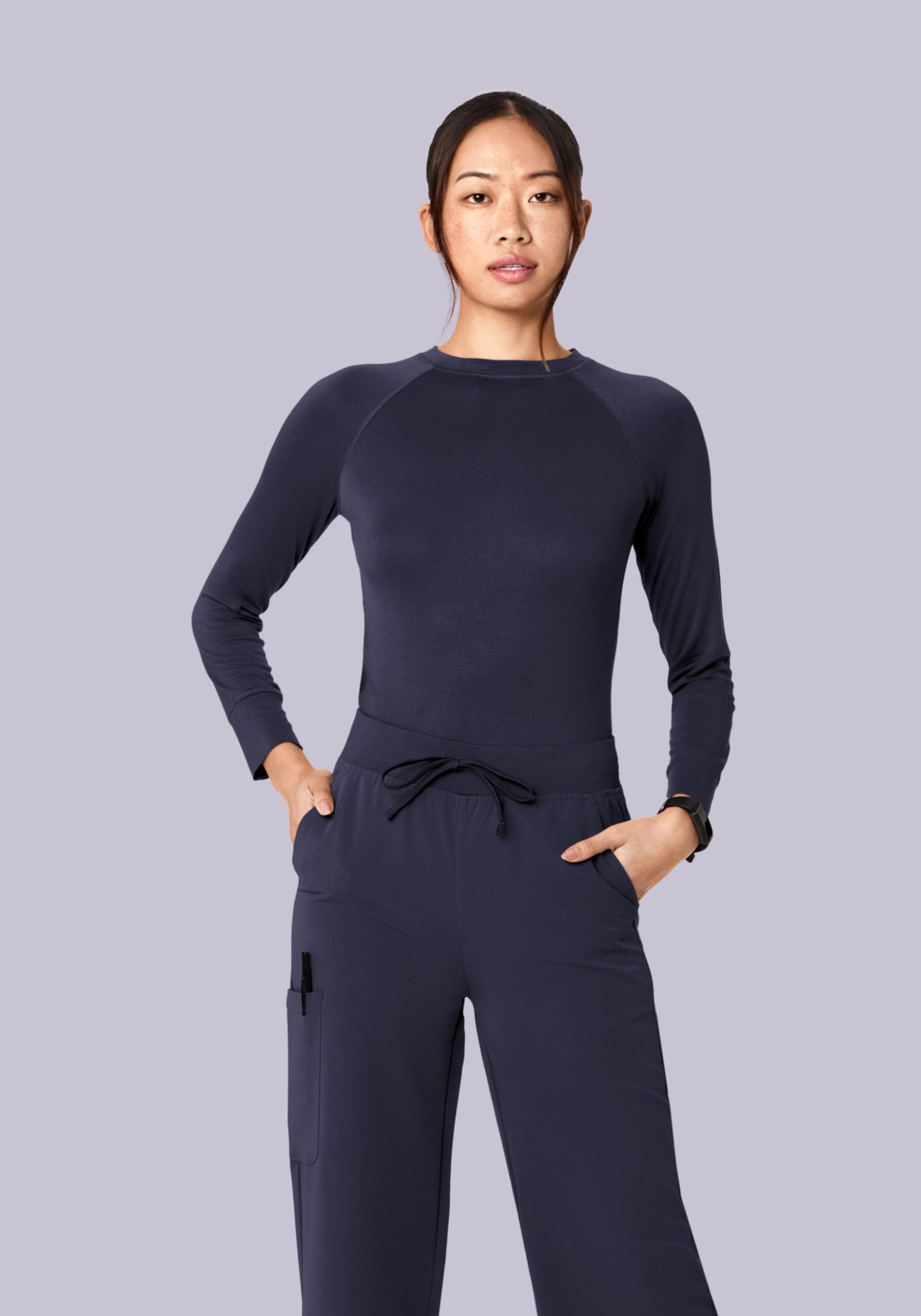 Women's Underscrubs Steel