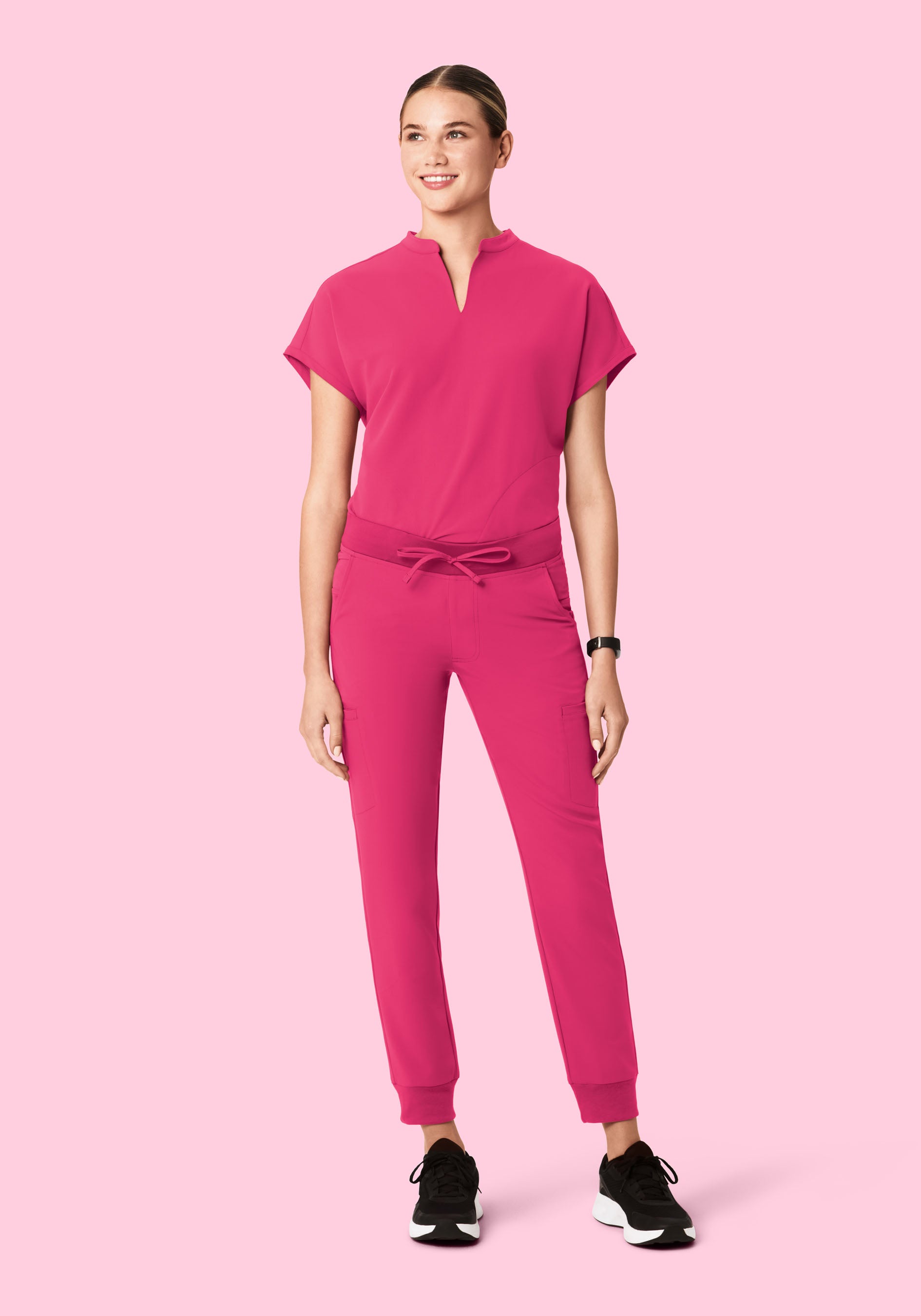 11 Pocket Joggers Hot Pink