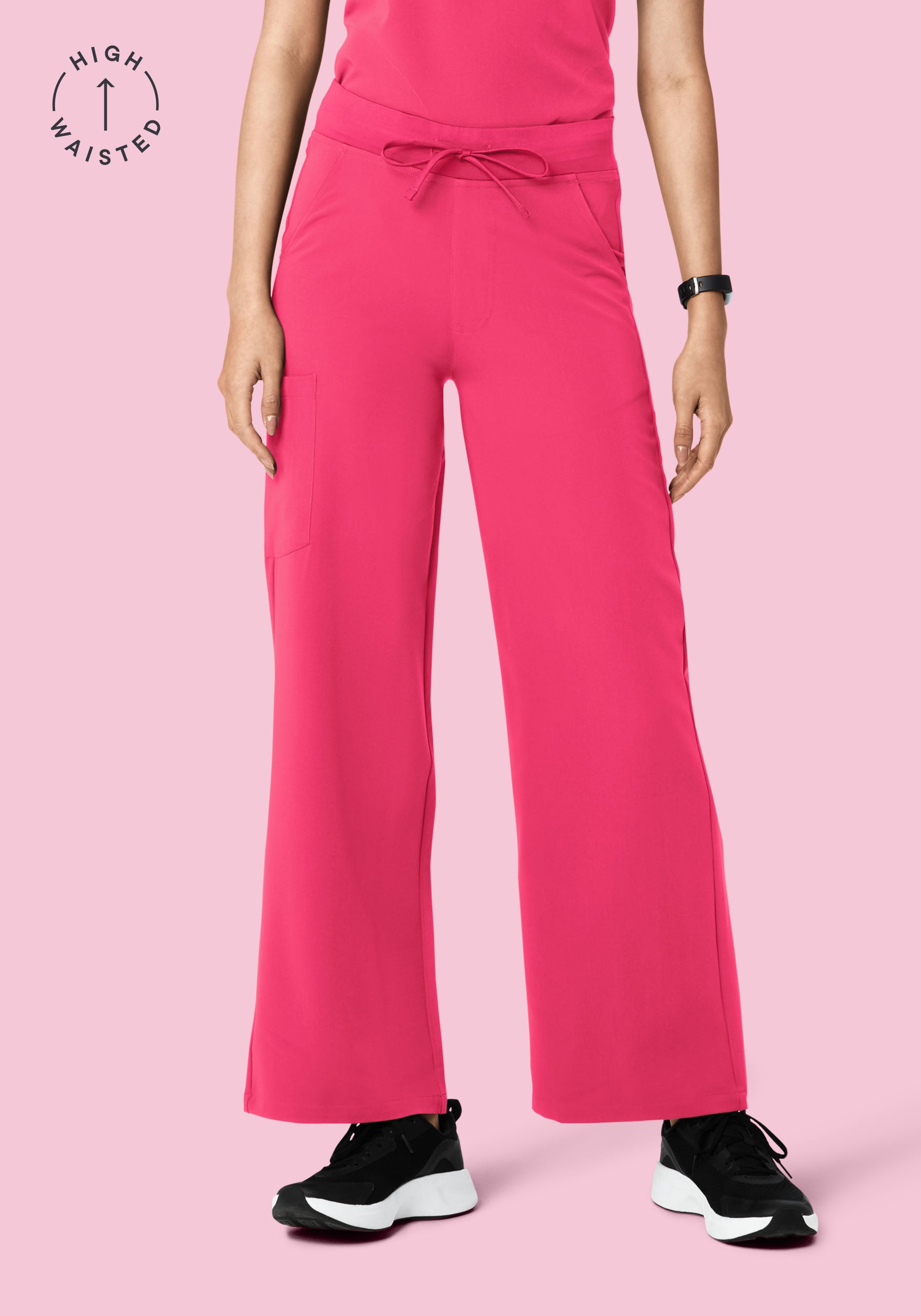 High Waisted Wide Leg Azalea