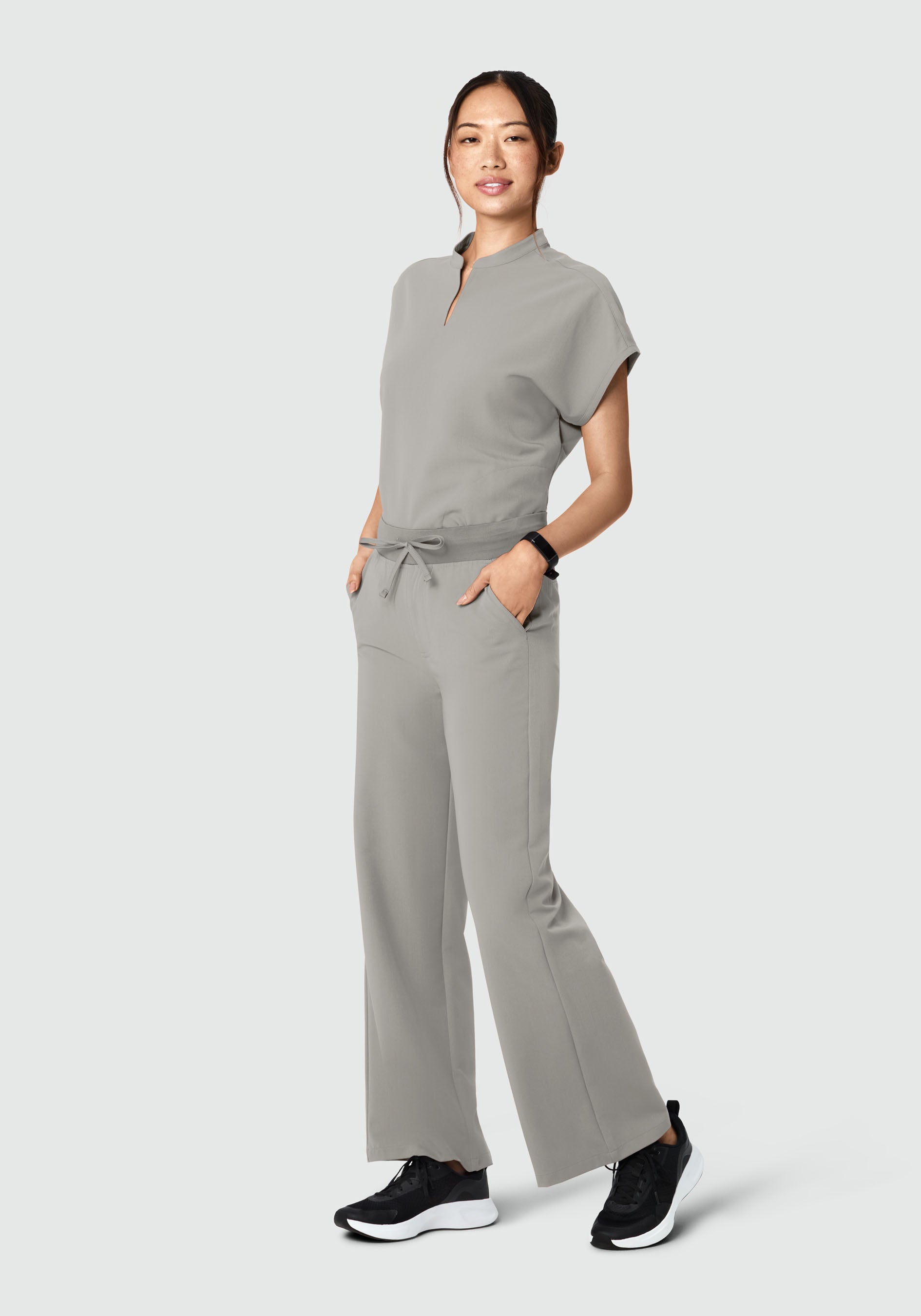 Mandarin Dolman Top Flint