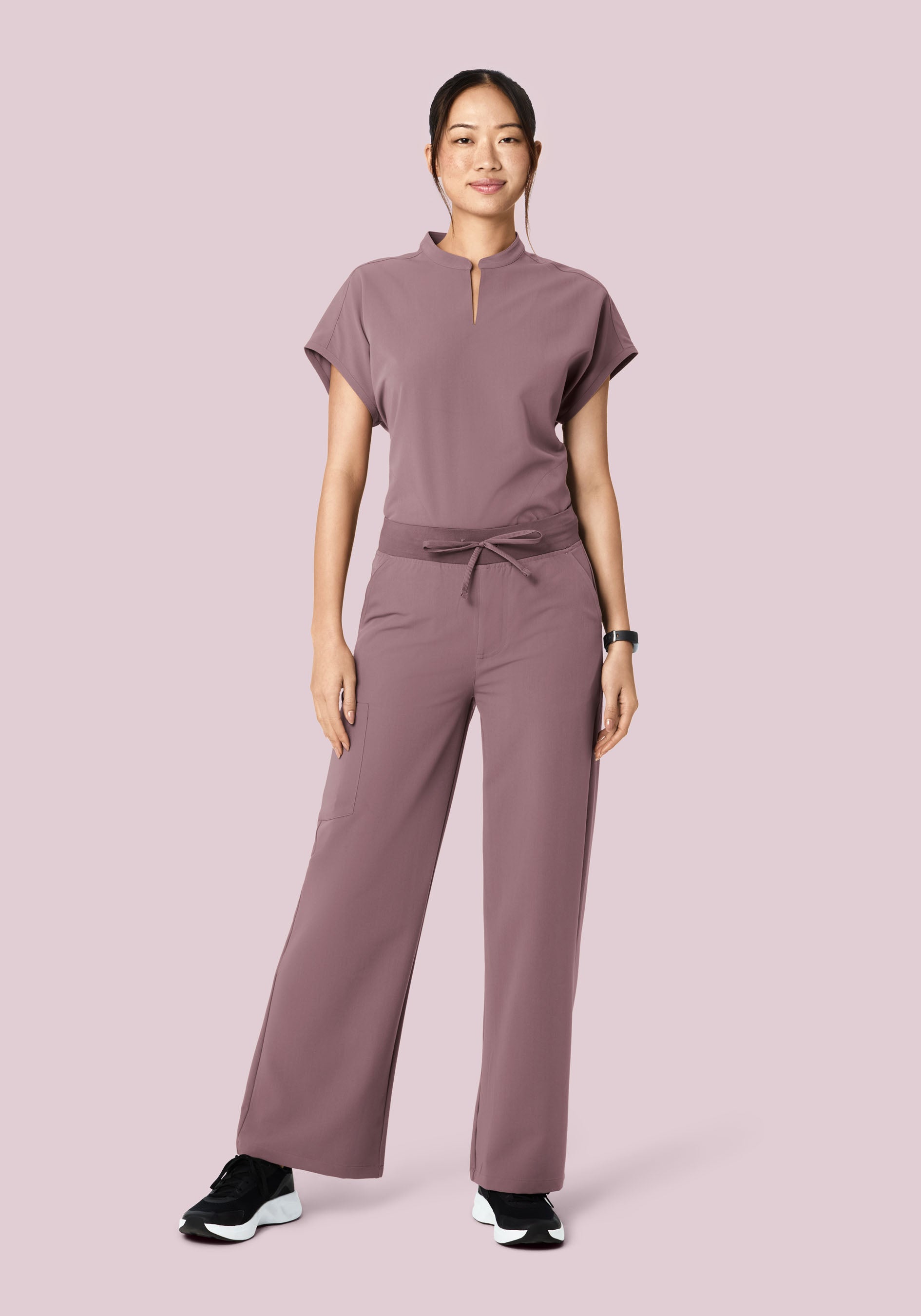 Mandarin Dolman Top Moondust