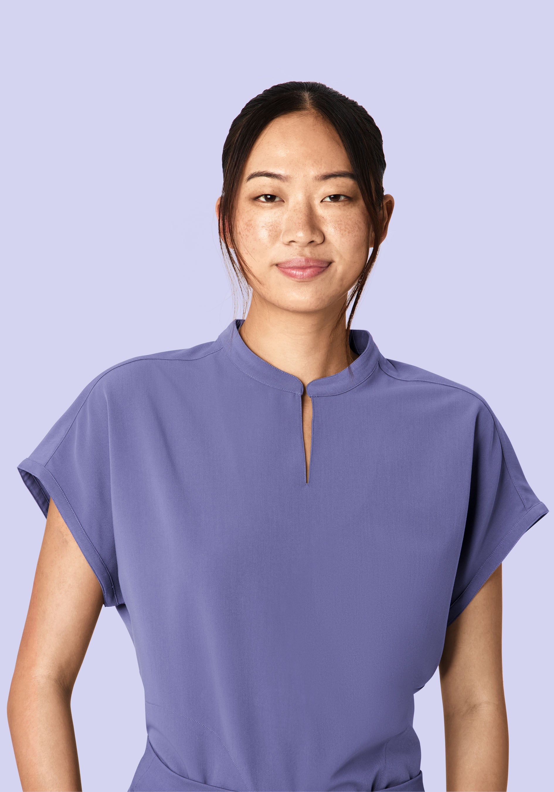 Mandarin Dolman Top Nightshade