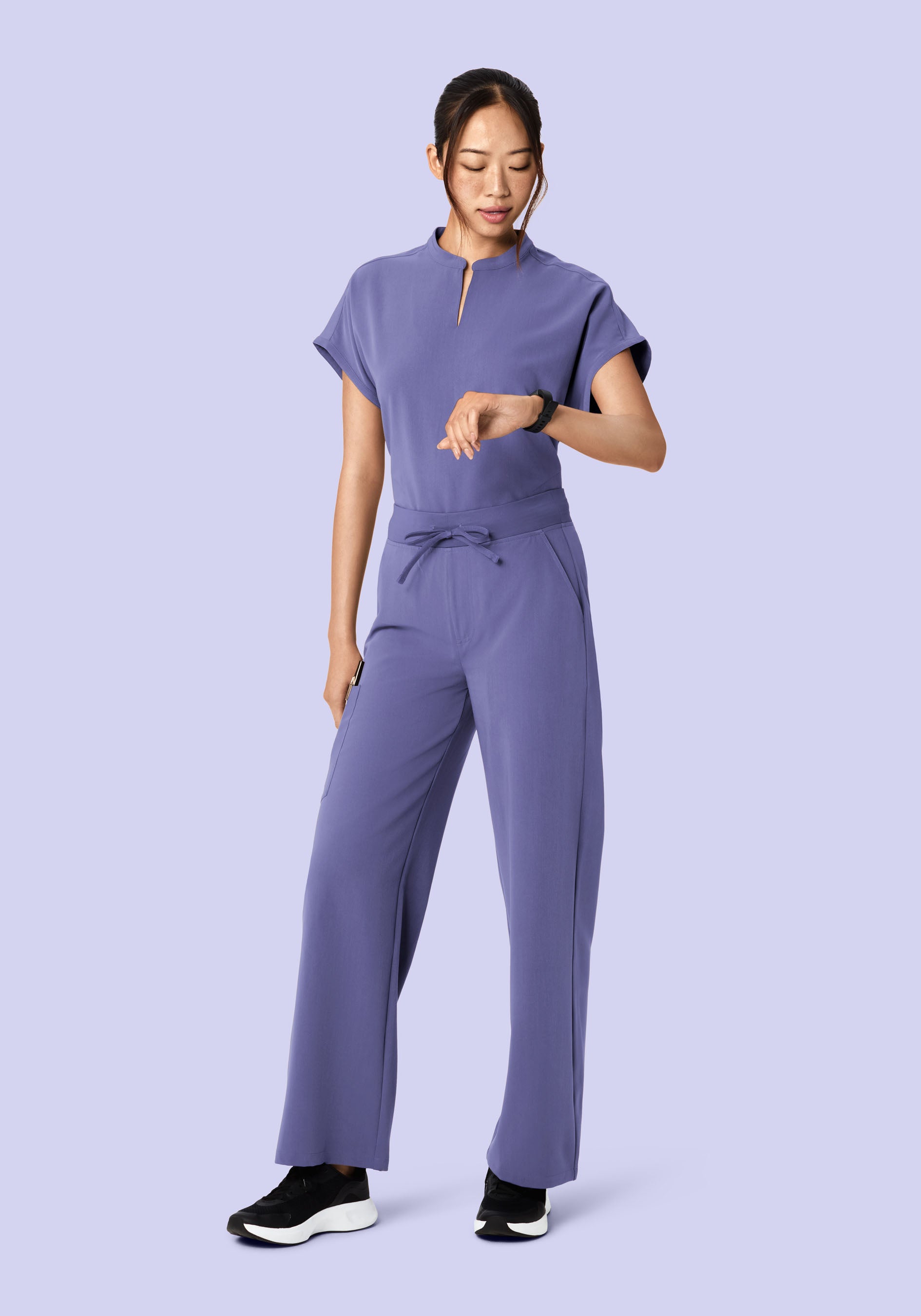 Mandarin Dolman Top Nightshade