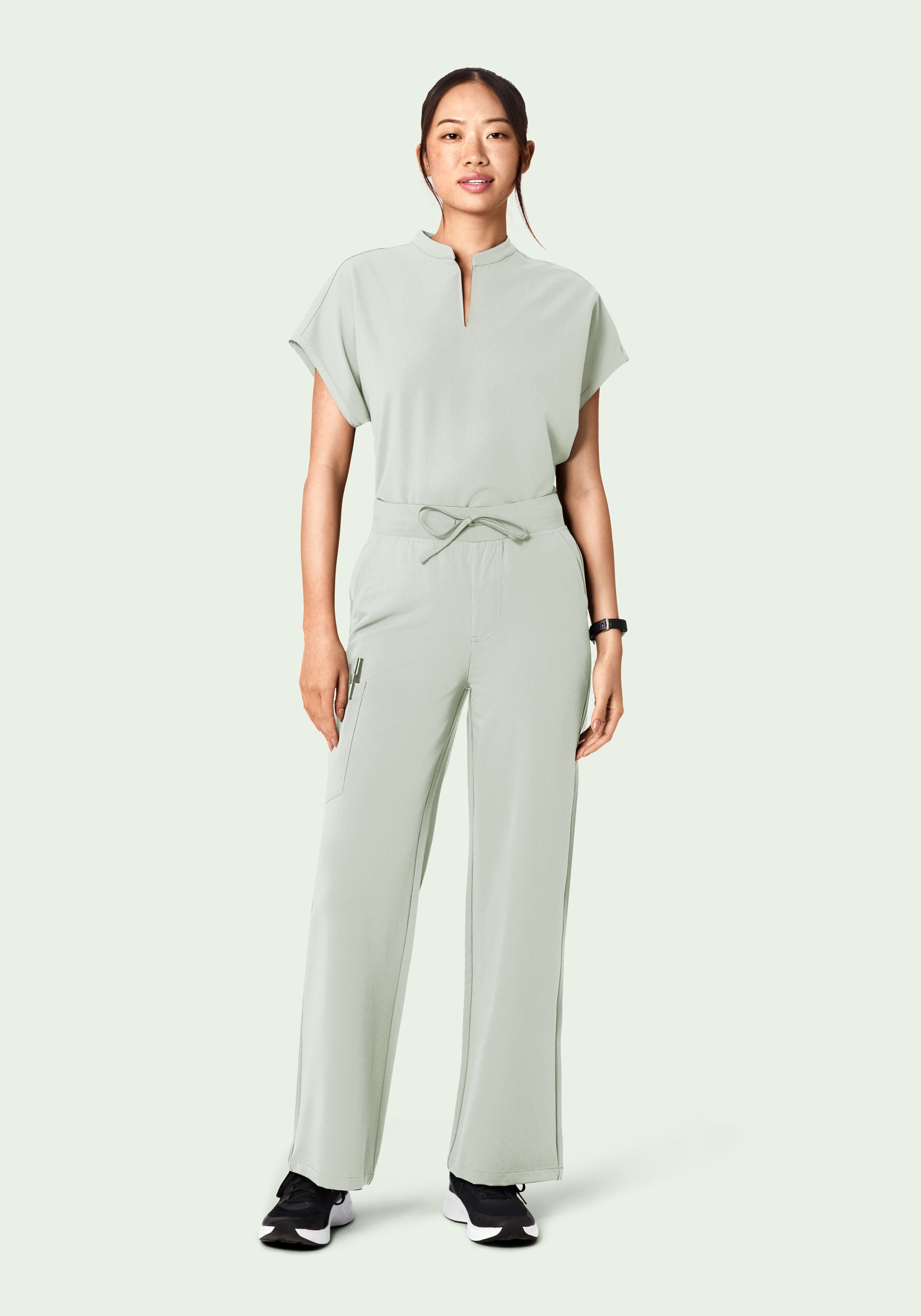 High Waisted Wide Leg Northern Droplet