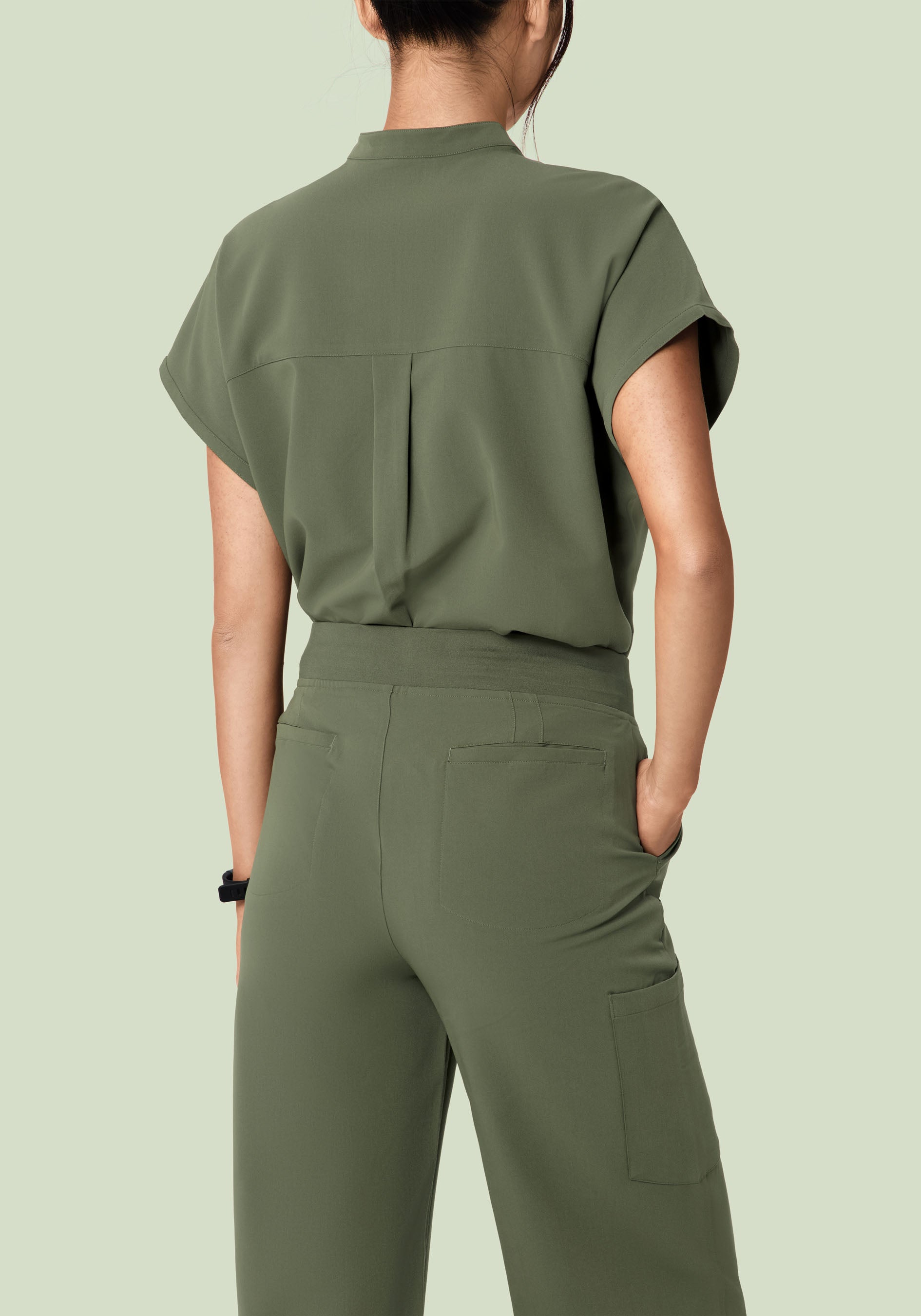 High Waisted Wide Leg Thyme