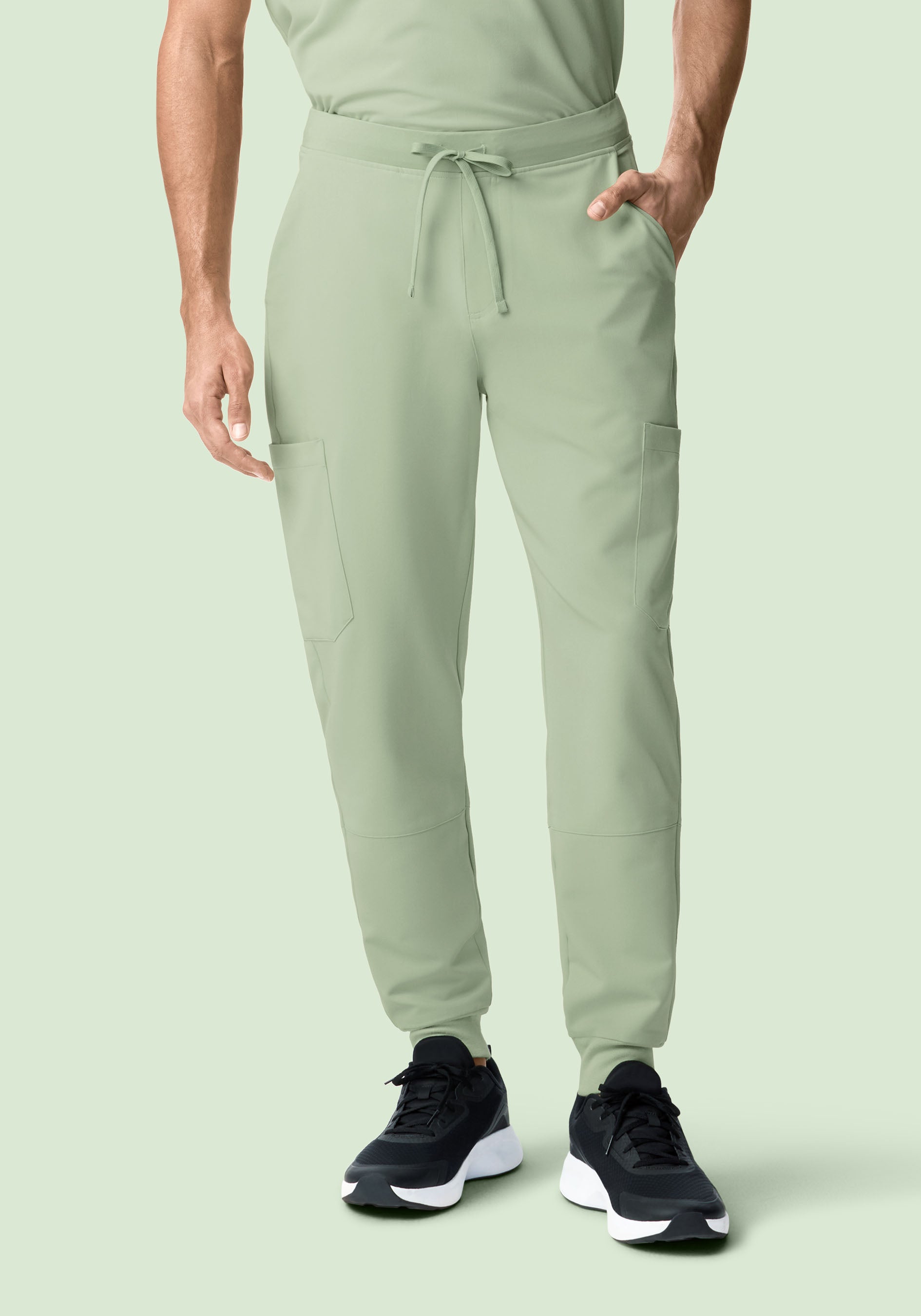 7 Pocket Joggers Green Tea