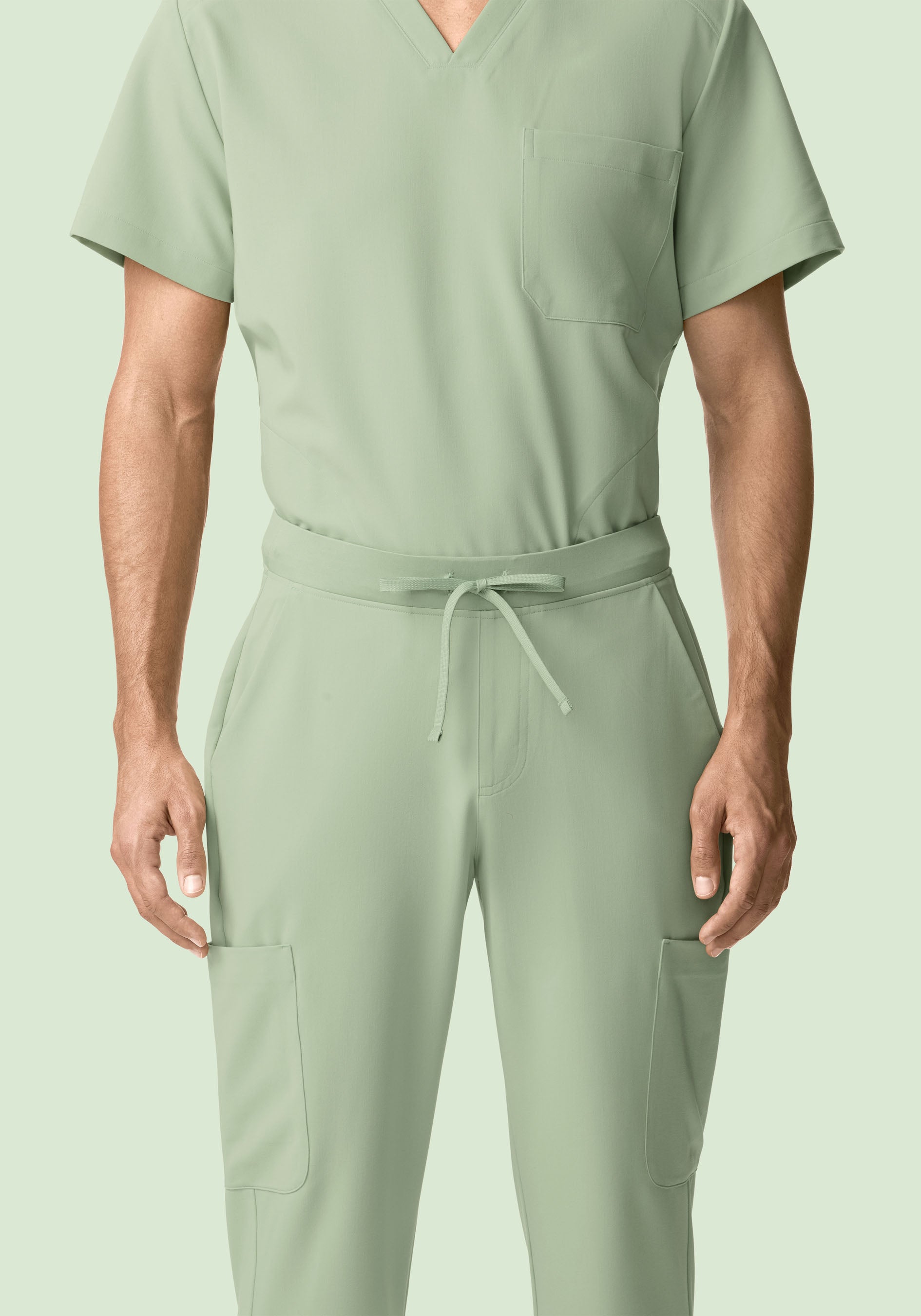 7 Pocket Cargos Green Tea