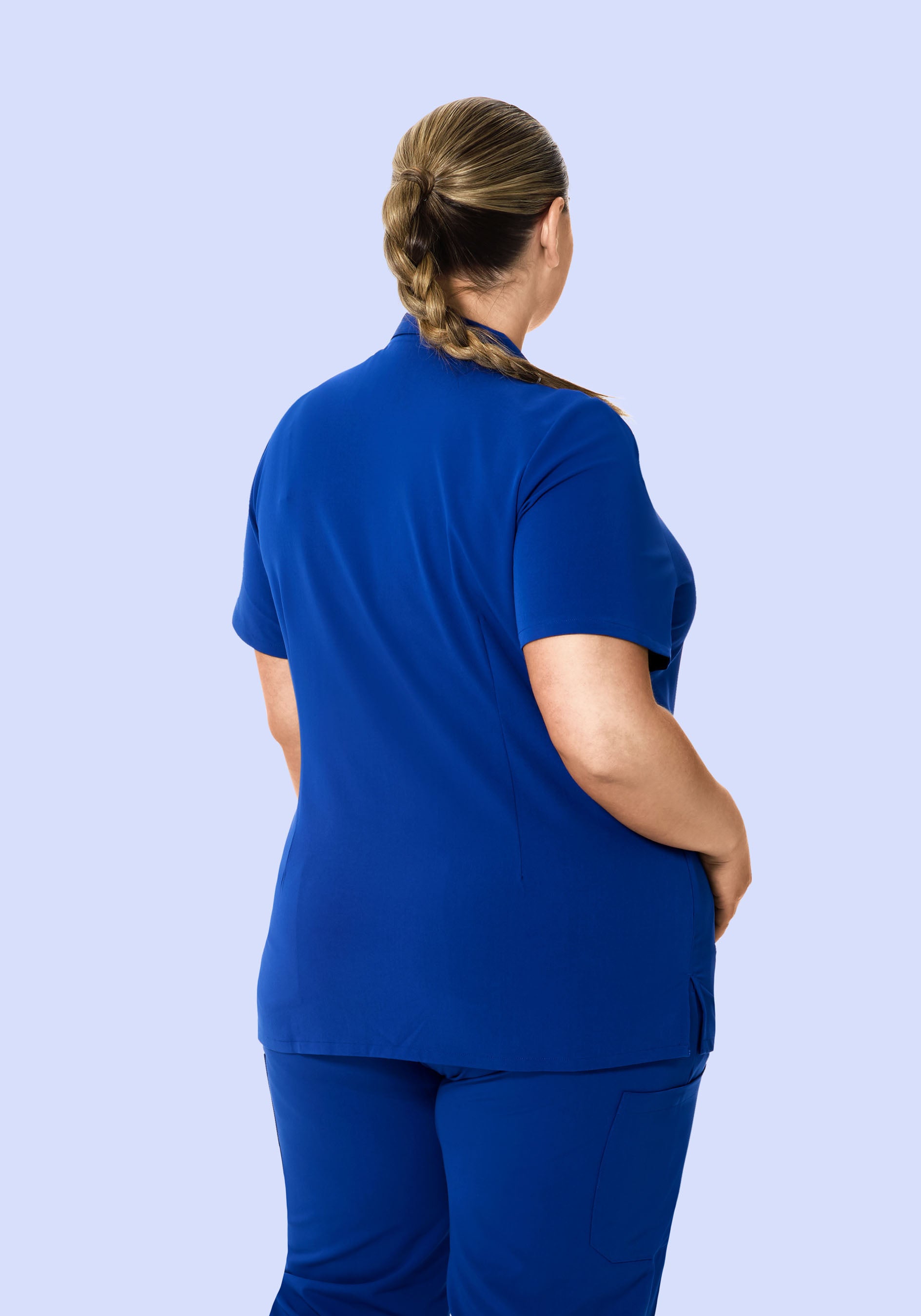 Multi Wear Collar Top Galaxy Blue