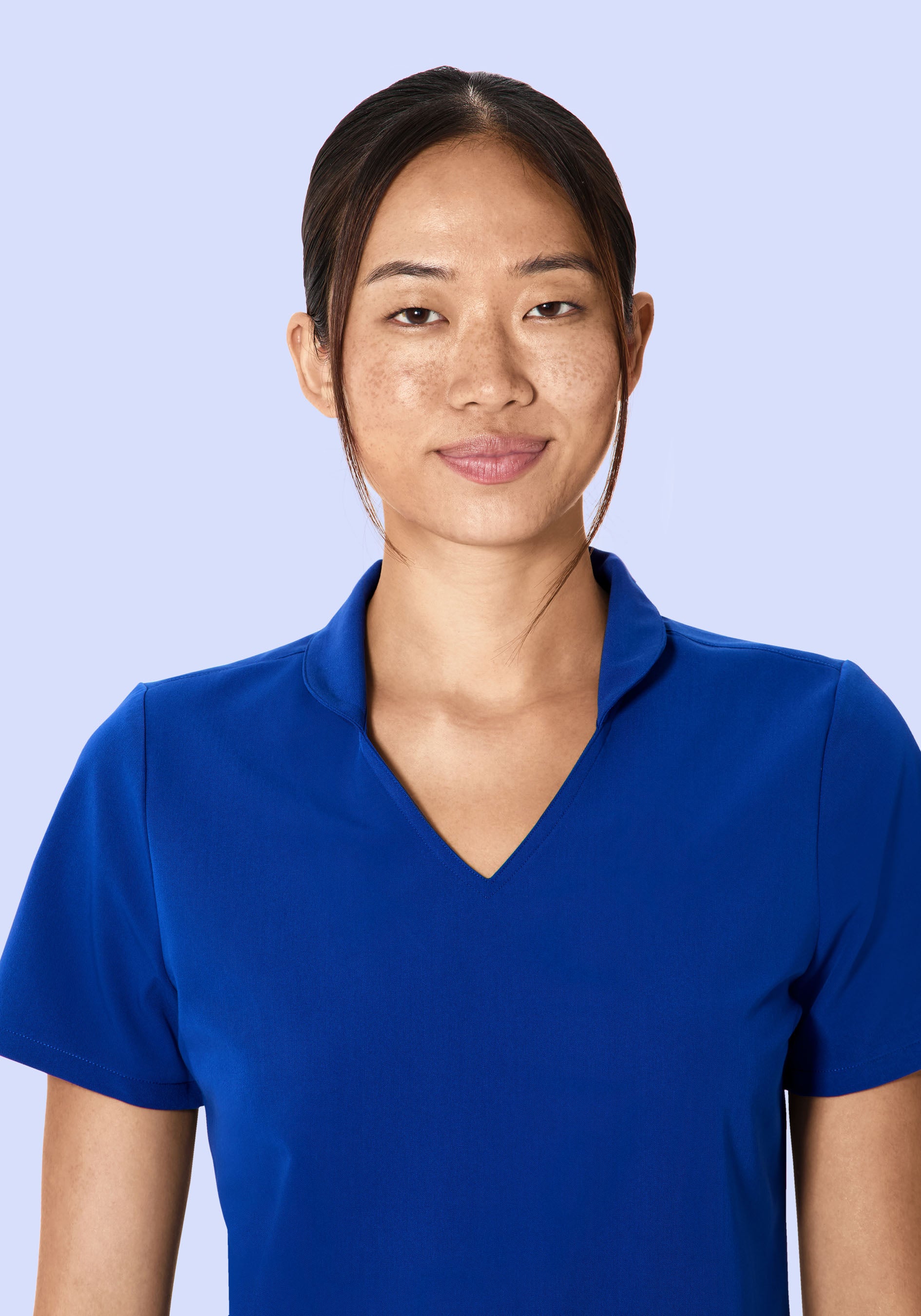 Multi Wear Collar Top Galaxy Blue