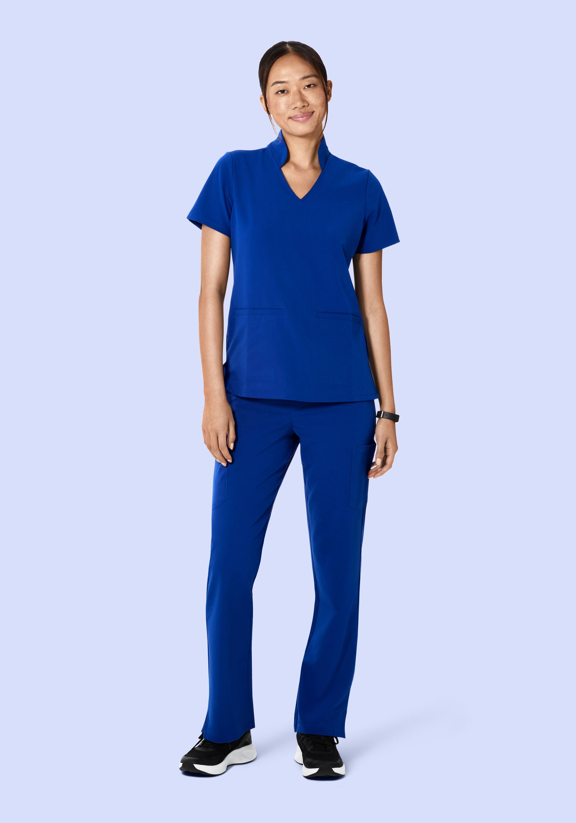 Multi Wear Collar Top Galaxy Blue