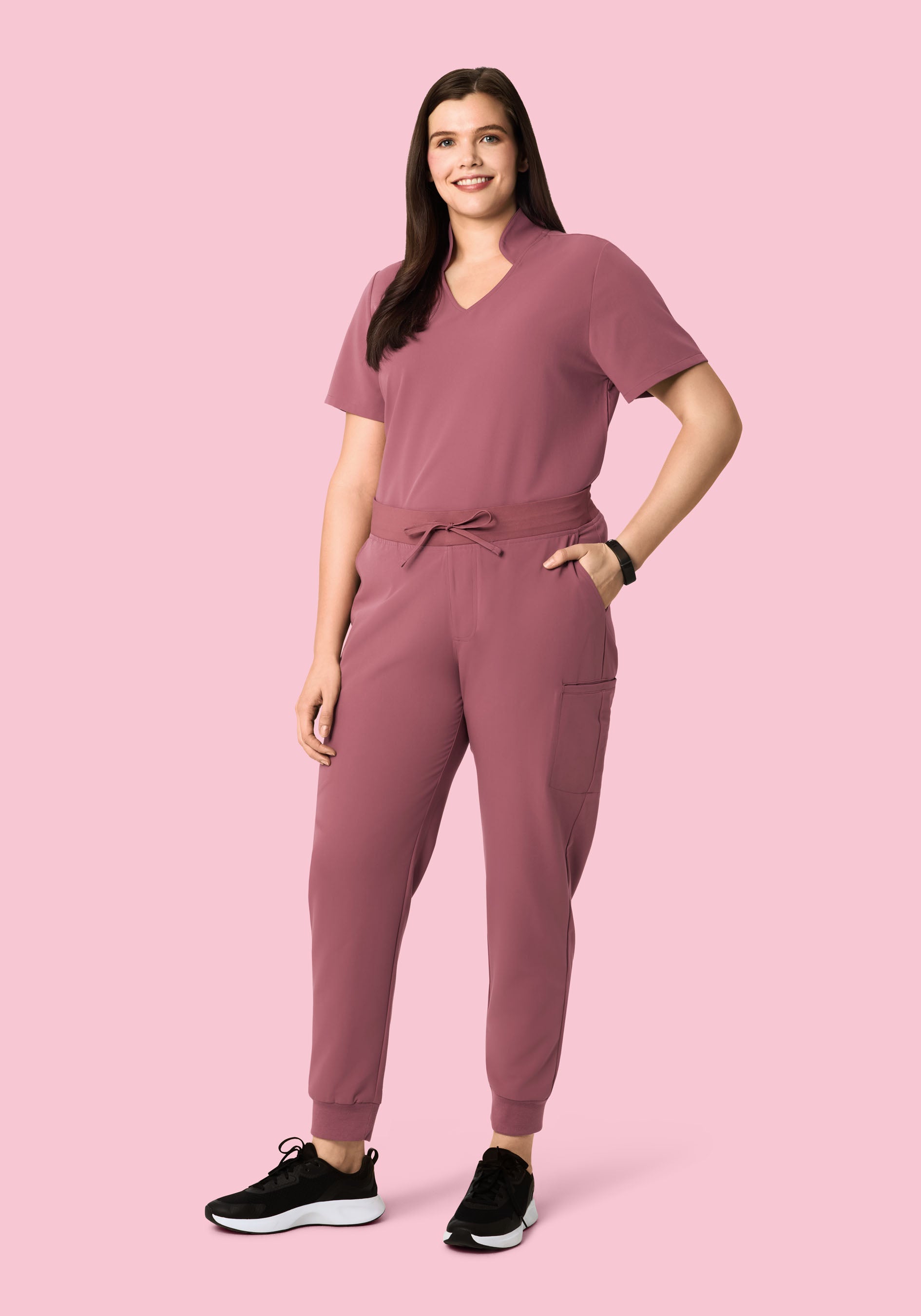 11 Pocket Joggers Mauve