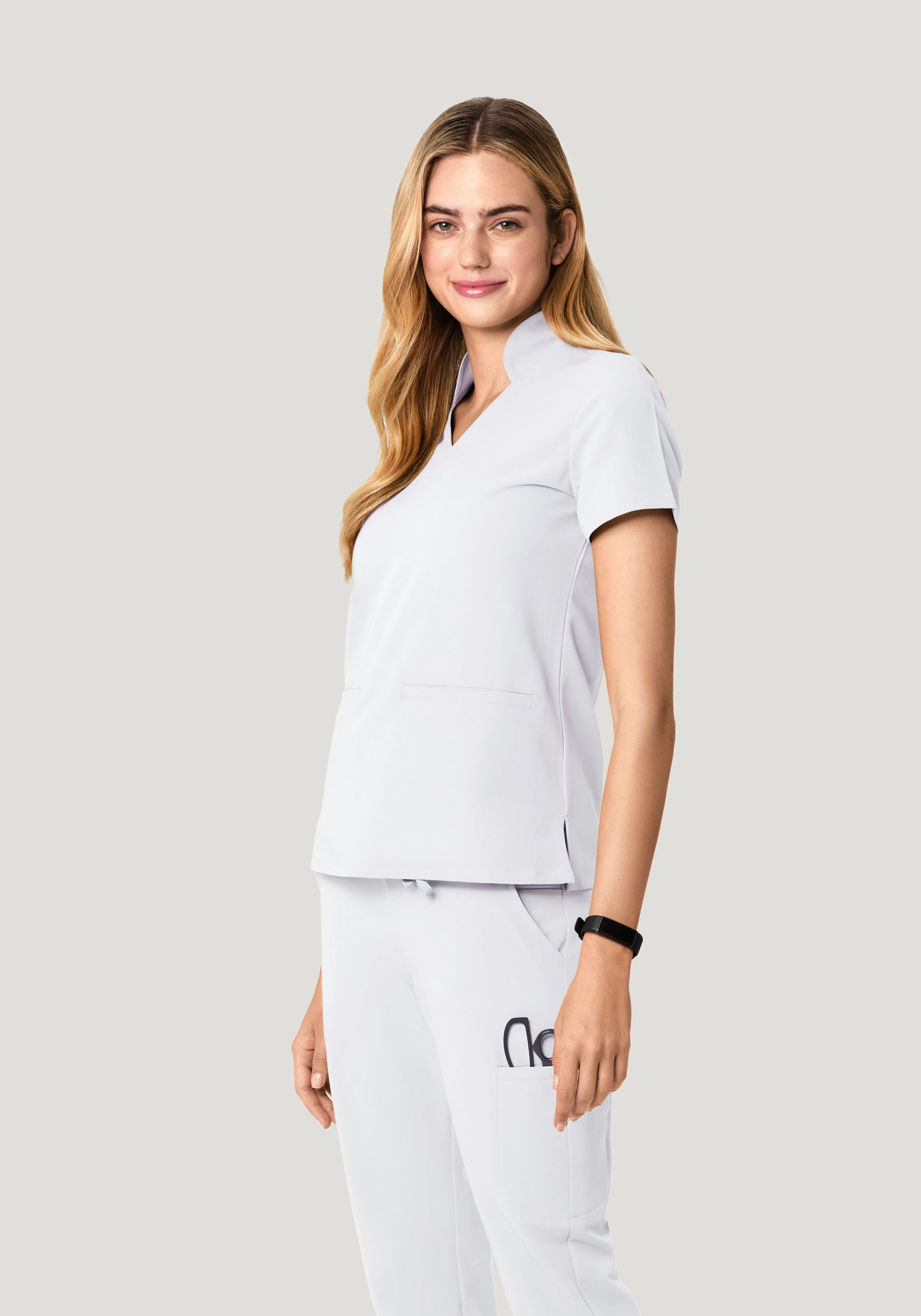 Multi Wear Collar Top White