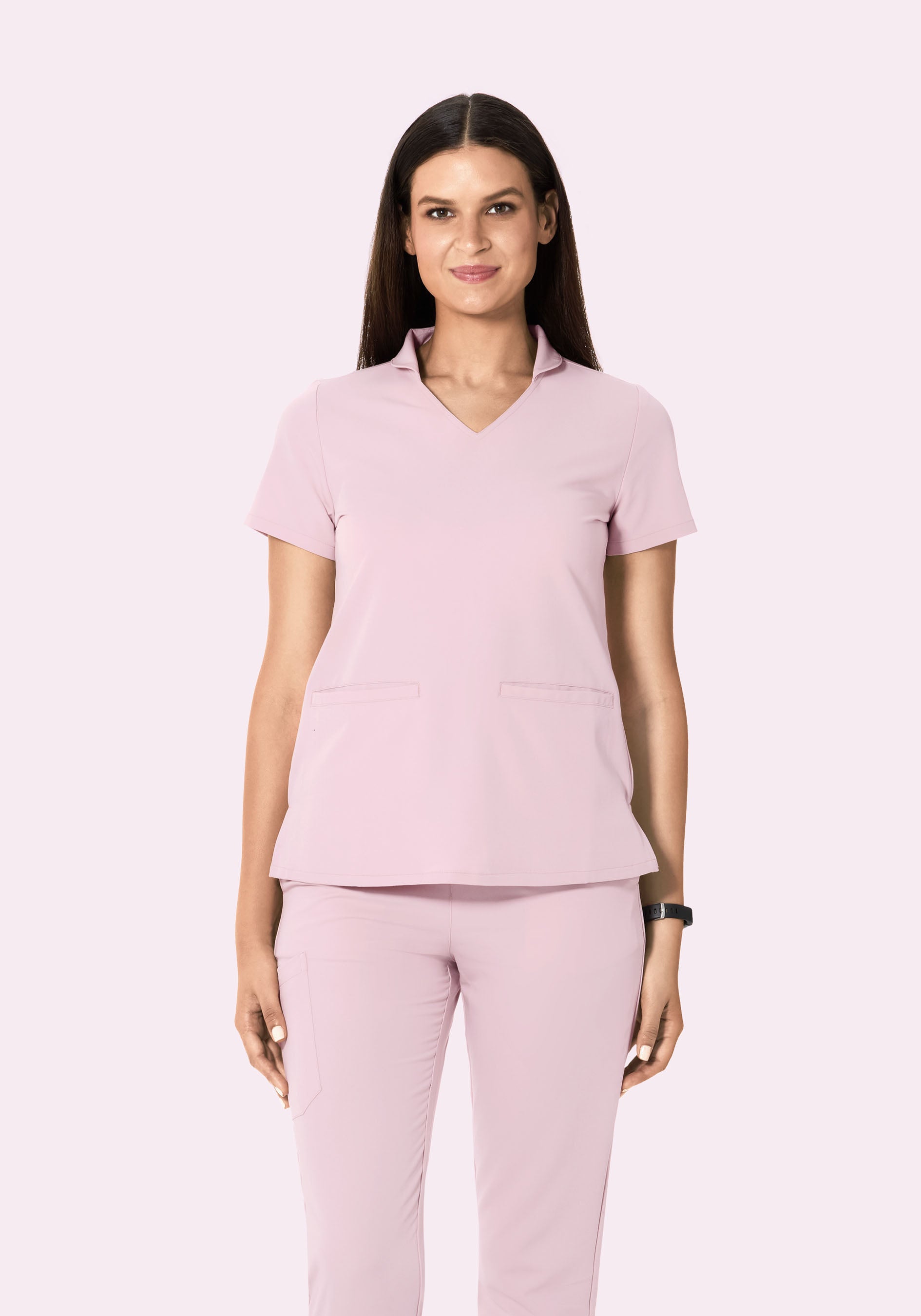 Multi Wear Collar Top Blush Blossom