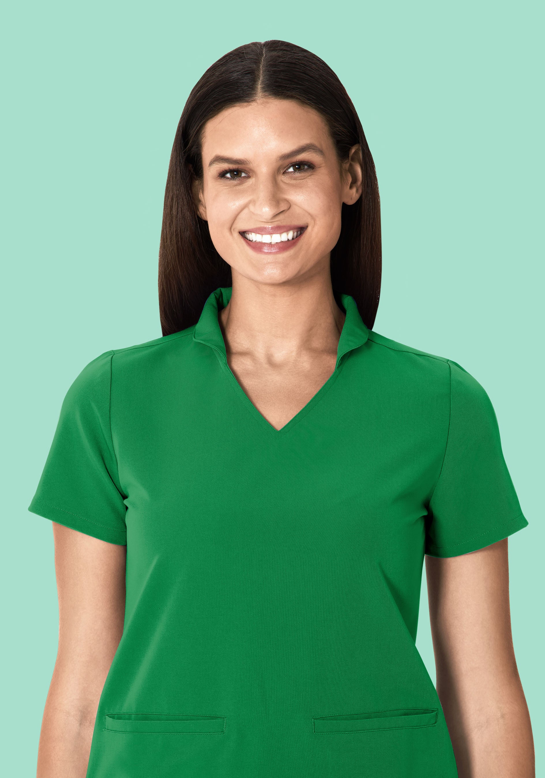 Multi Wear Collar Top Emerald