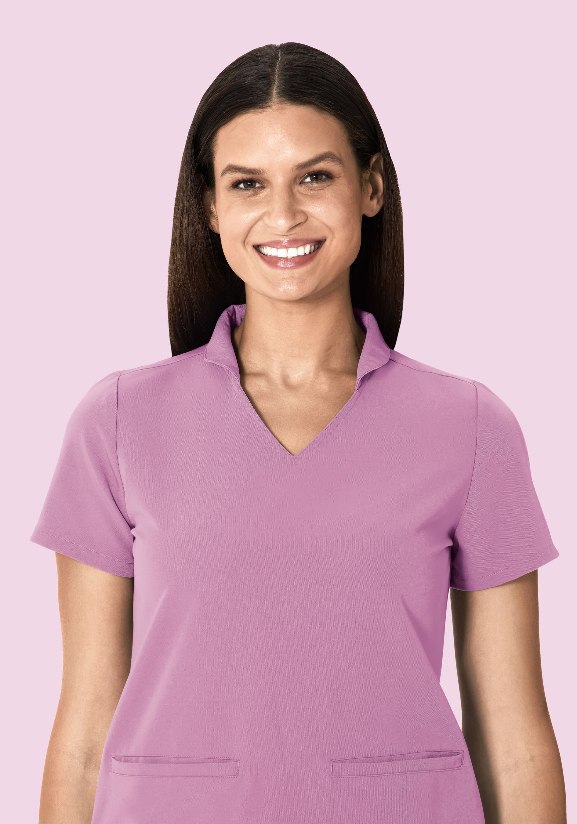 Multi Wear Collar Top Lilac