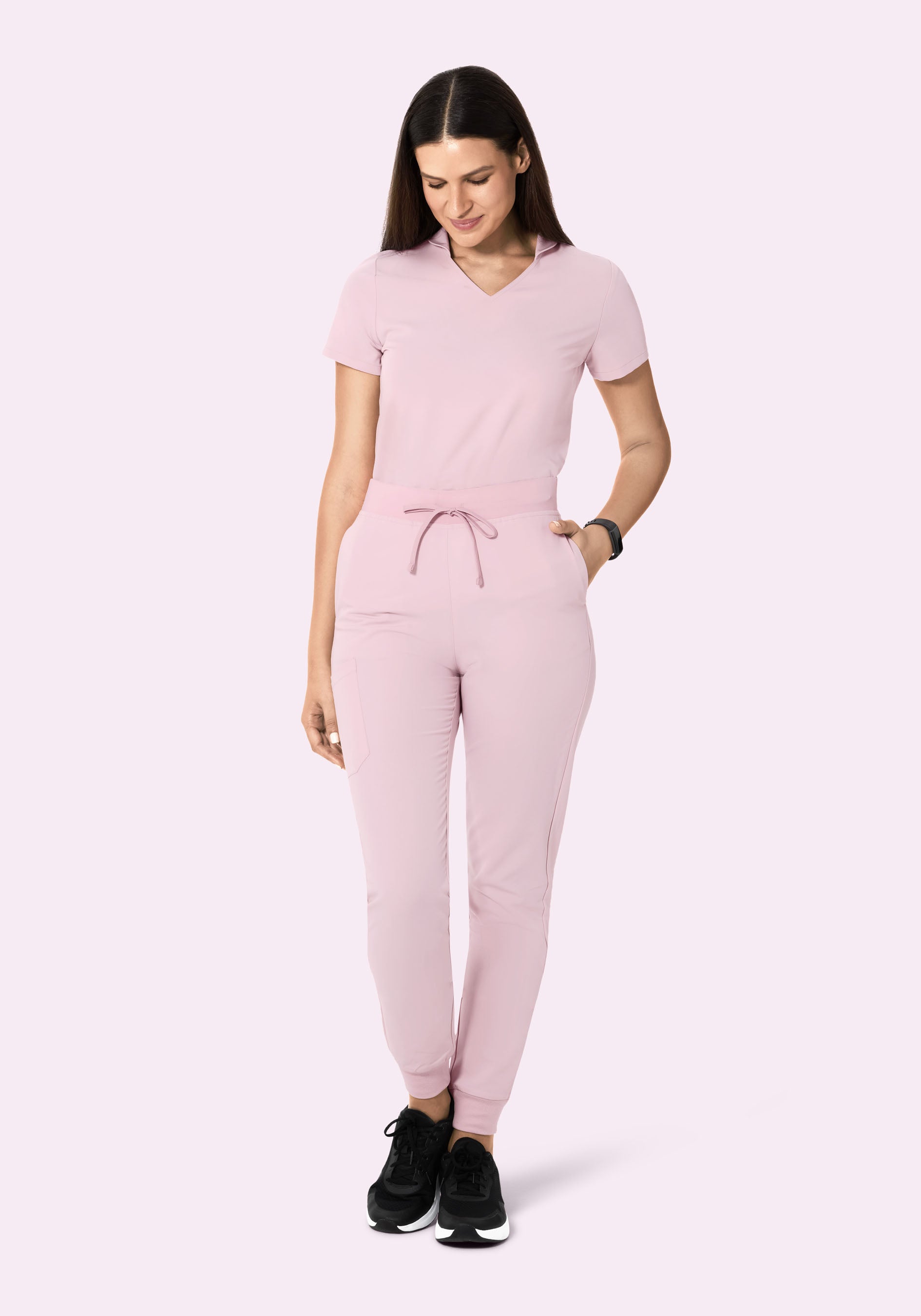 Multi Wear Collar Top Blush Blossom