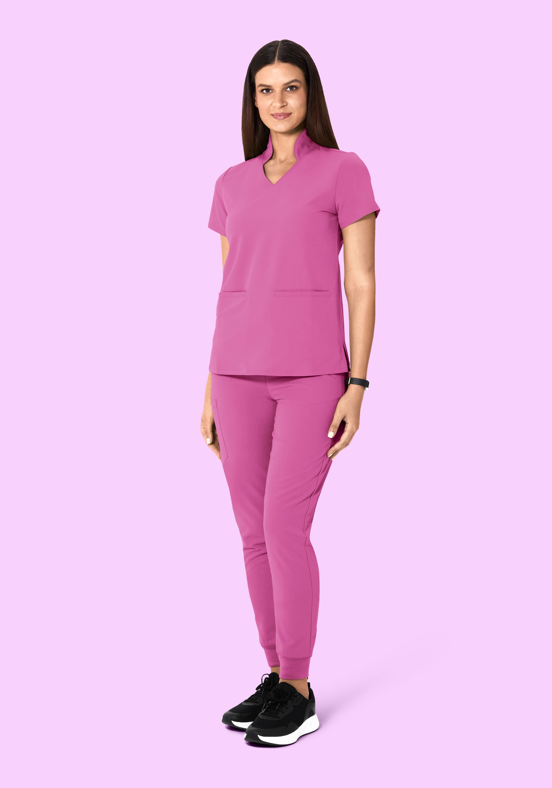 Multi Wear Collar Top Dahlia