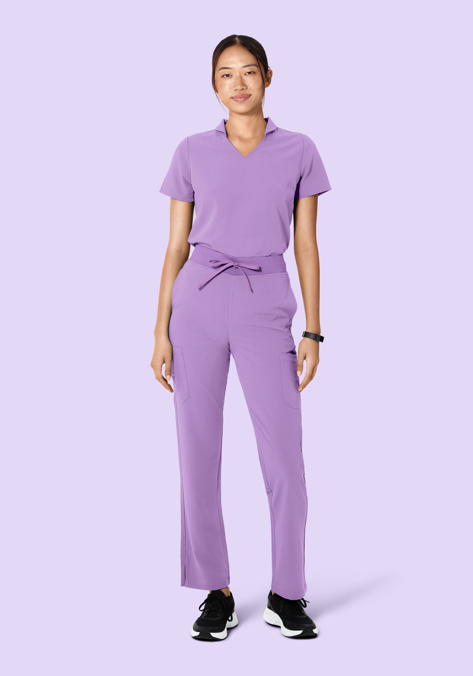 High Waisted Cargos Lavender