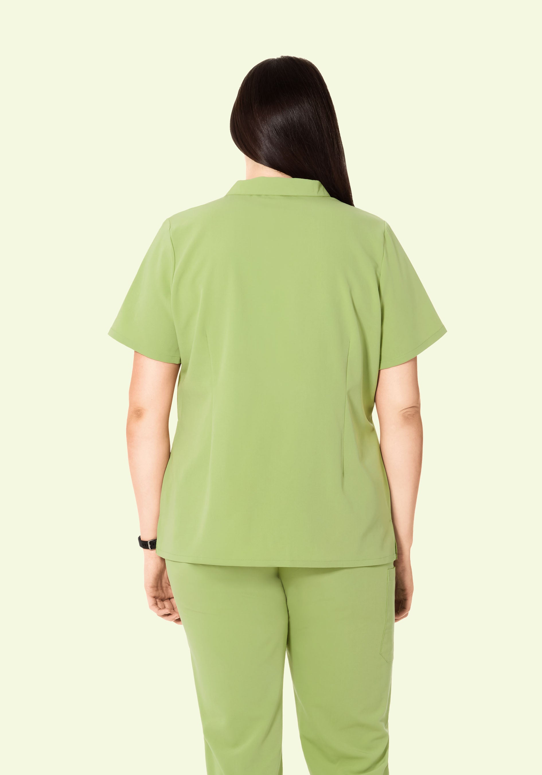 Multi Wear Collar Top Fern